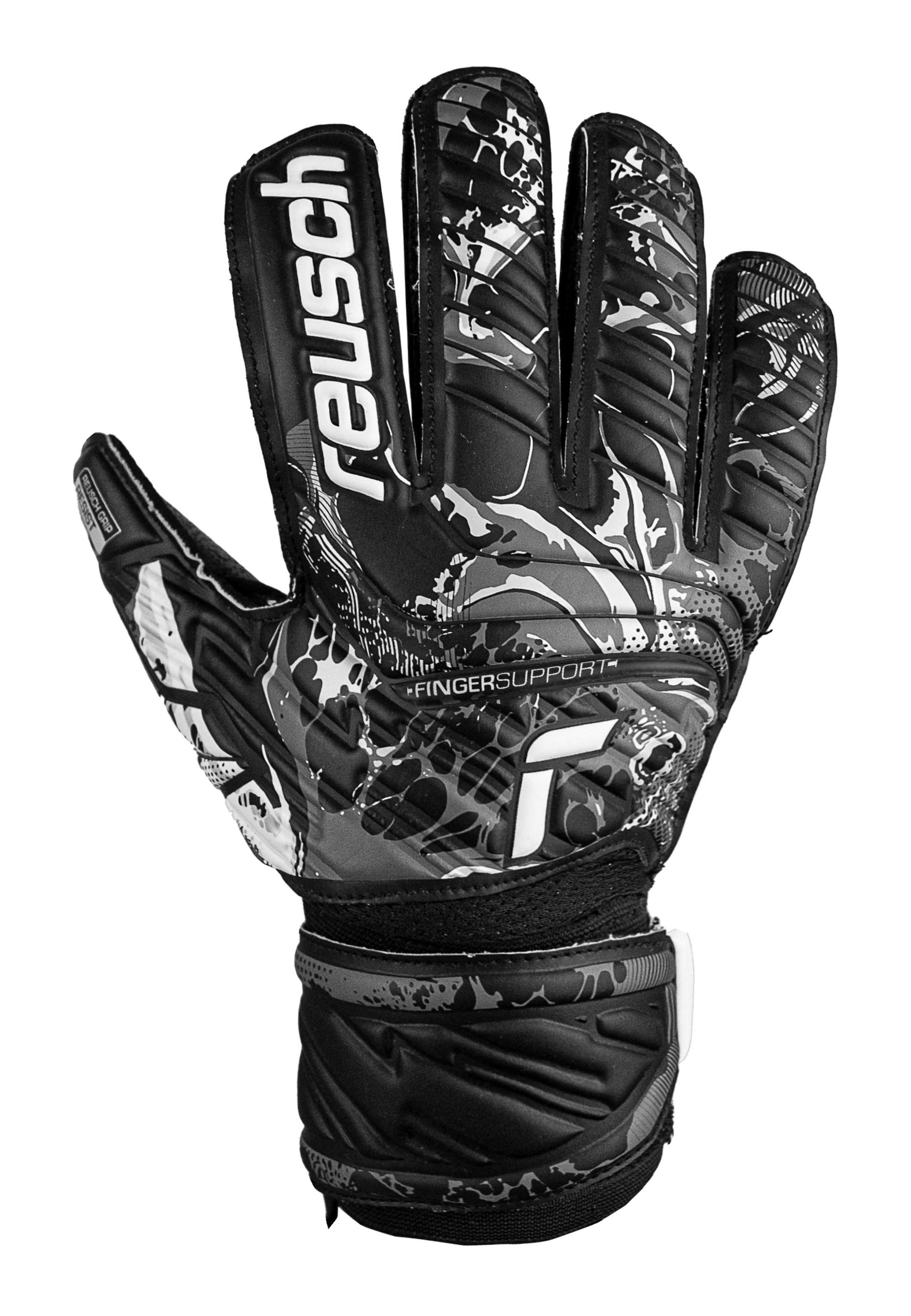 Reusch Torwarthandschuhe »Attrakt Resist Finger Support Junior«, mit optimalem Grip
