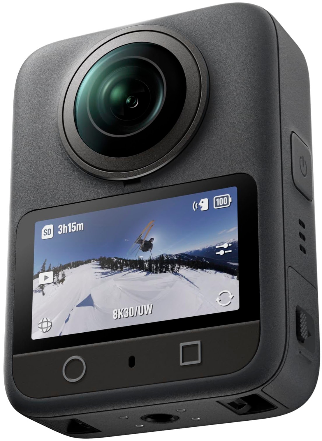 "DJI Action Cam ""Osmo 360 Standard Combo"", grau, B:3,63cm H:8,1cm T:6,1cm, Camcorder, 360-Kamera"