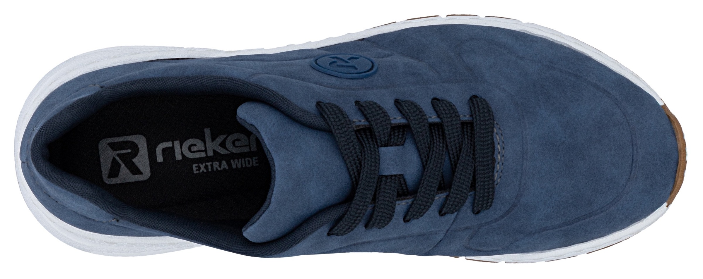 Rieker Sneaker  mit MemoSoft-Innensohle, Freizeitschuh, Halbschuh, Schnürschuh