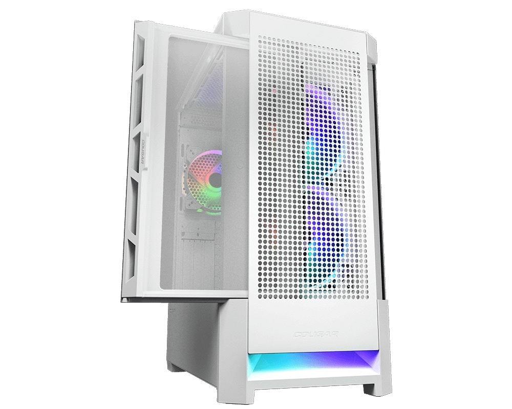 Cougar PC-Gehäuse »Gehäuse Midi-Tower Airface, ARGB, Weiß«