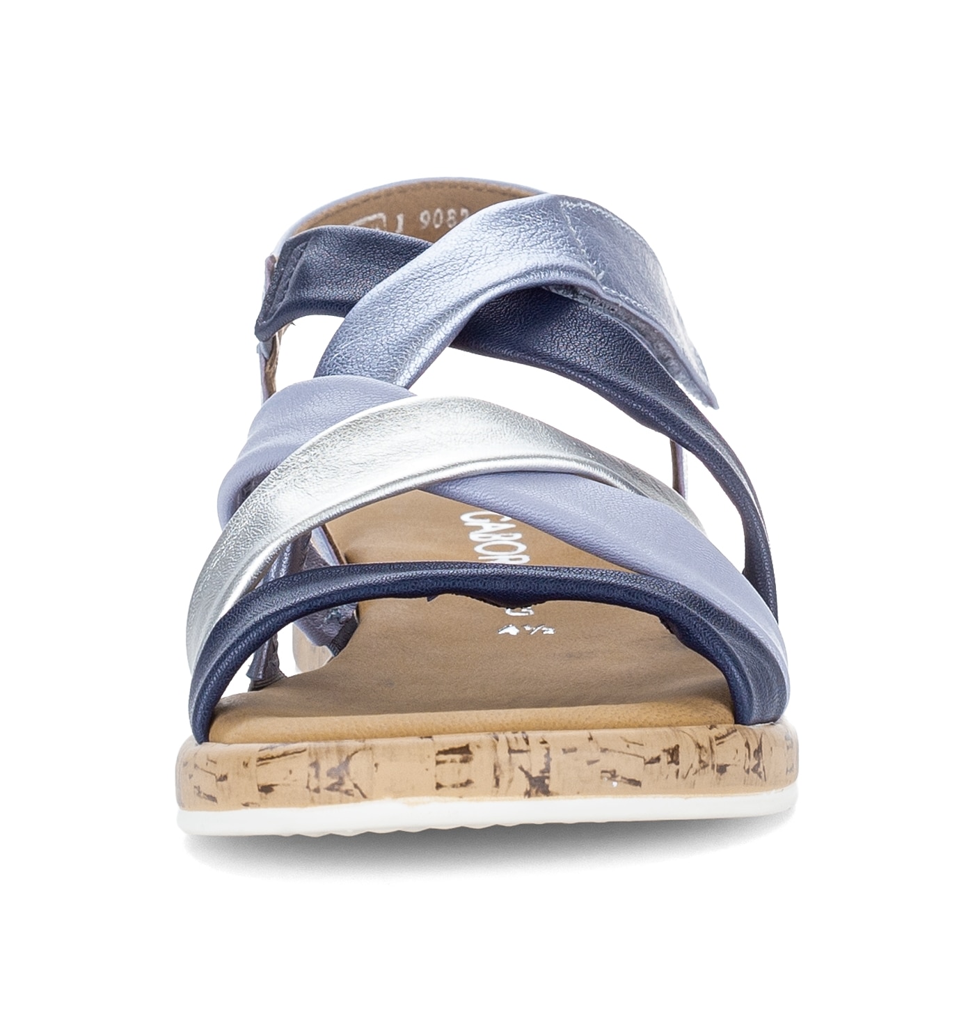 Gabor Riemchensandale »Rhodos«  Sandalette, Sommerschuh im Kontrast-Look, G-Weite