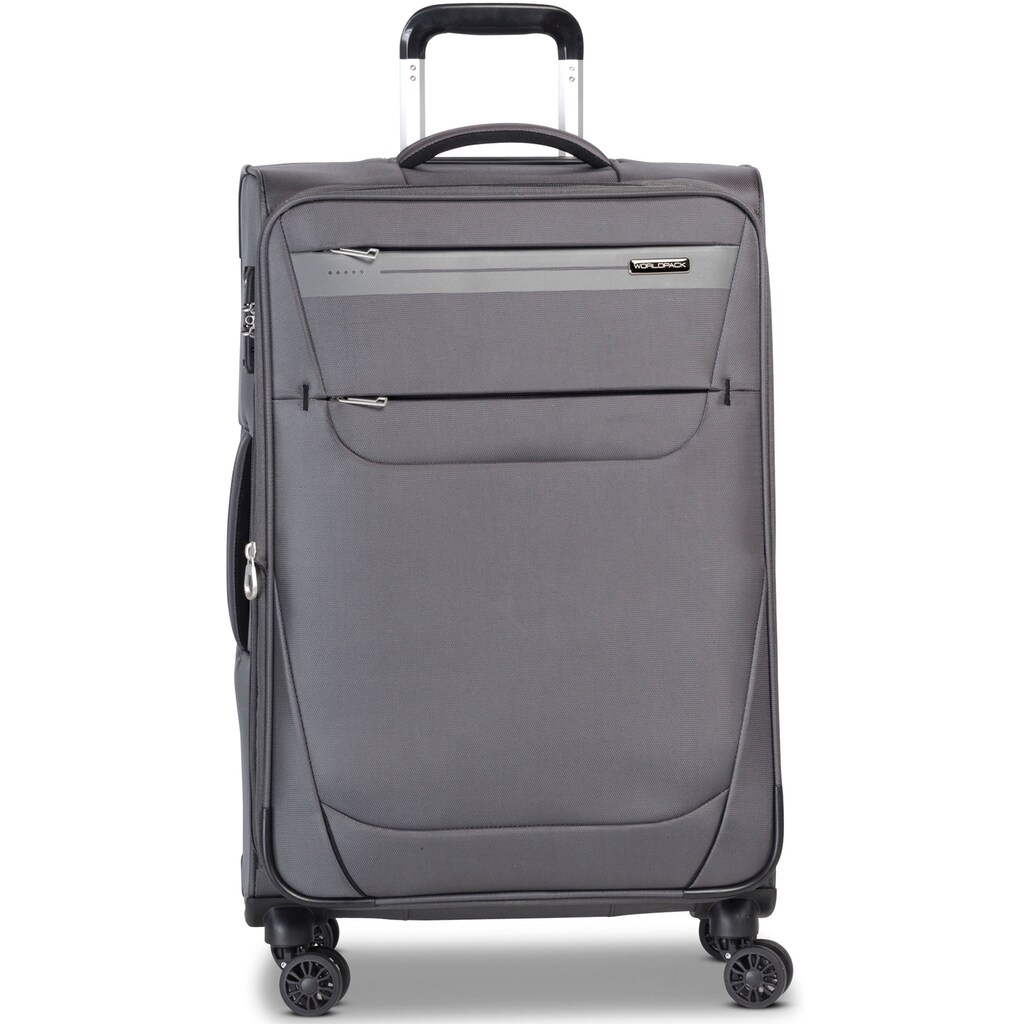 WORLDPACK Trolleyset »Denver, dunkelgrau«, (3 tlg.)