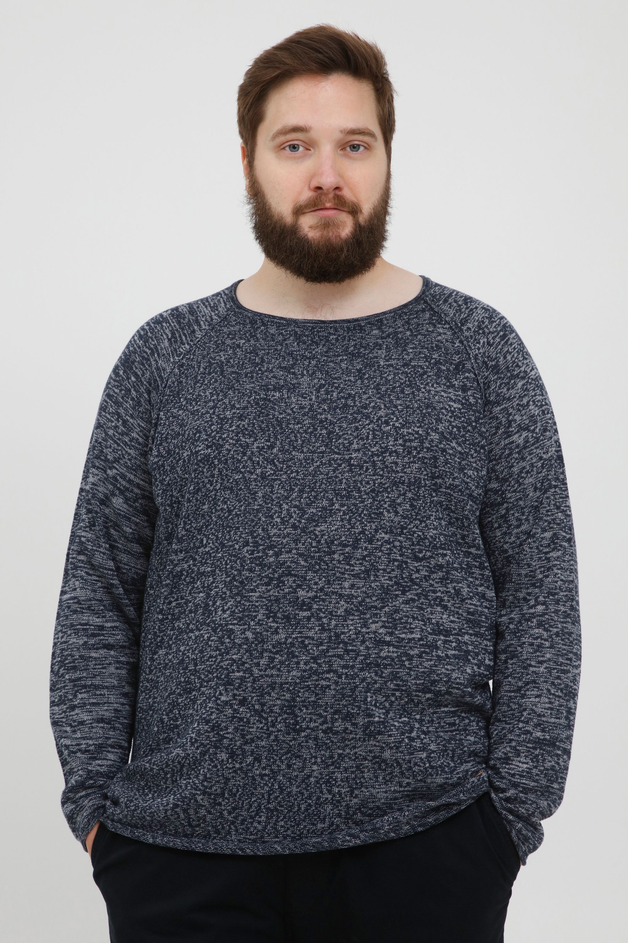 Blend Strickpullover "BHDan Big & Tall" Strickpullover mit aufgerollten Säu günstig online kaufen
