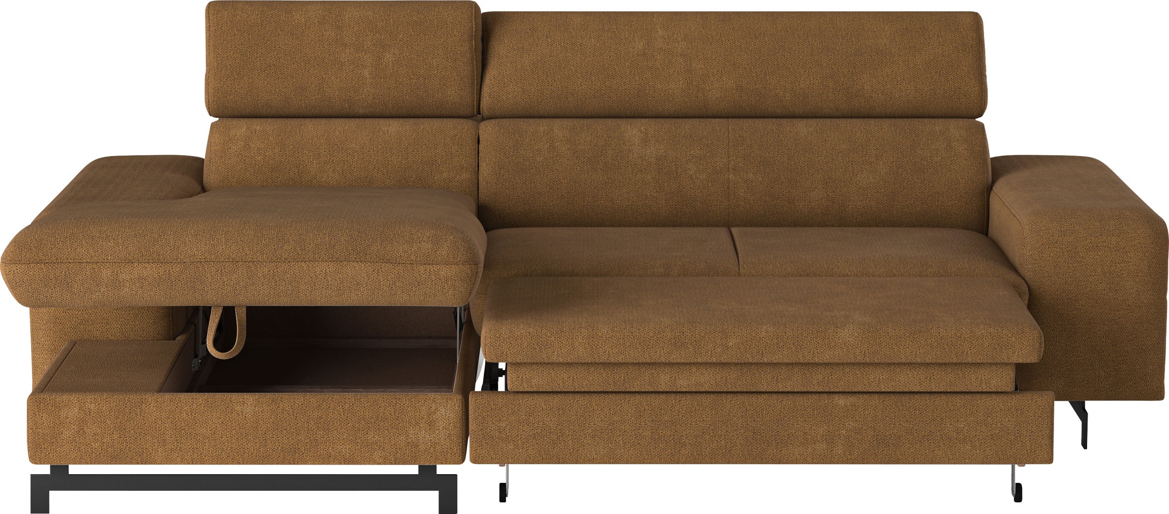 COTTA Ecksofa "Emma L-Form", mit Kopfteilverstellung, wahlweise mit Bettfun günstig online kaufen