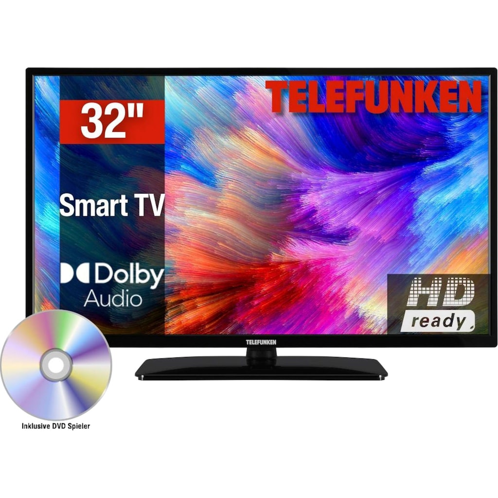 Telefunken LED-Fernseher »D32H550M4CWDI«, 80 cm/32 Zoll, HD-ready, Smart-TV