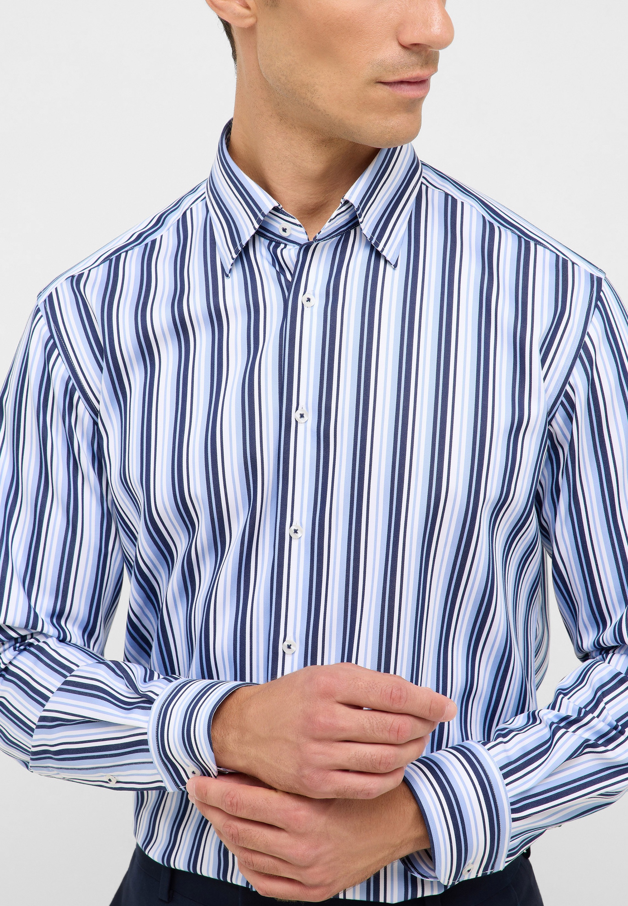 Eterna Langarmhemd »MODERN FIT«, NON IRON (bügelfrei)