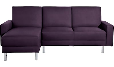 Schlafsofa »Just Fresh«, Schlafsofa mit Recamiere, mit Rückenverstellung