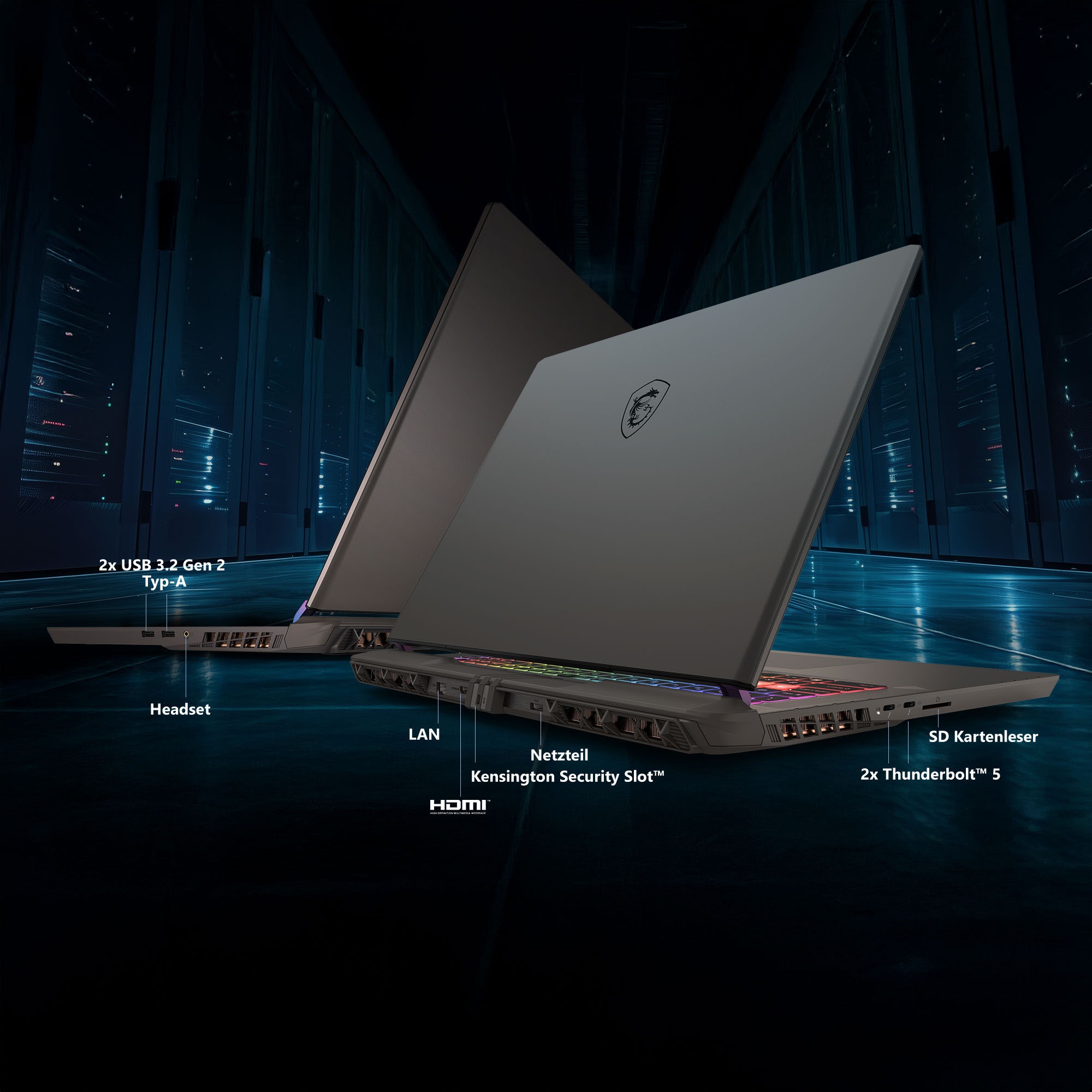 MSI Gaming-Notebook »Vector 17 HX AI A2XWJG-039« 43,2 cm / 17 ″ Intel Core Ultra 9 GeForce RTX 5090 2.000 GB SSD