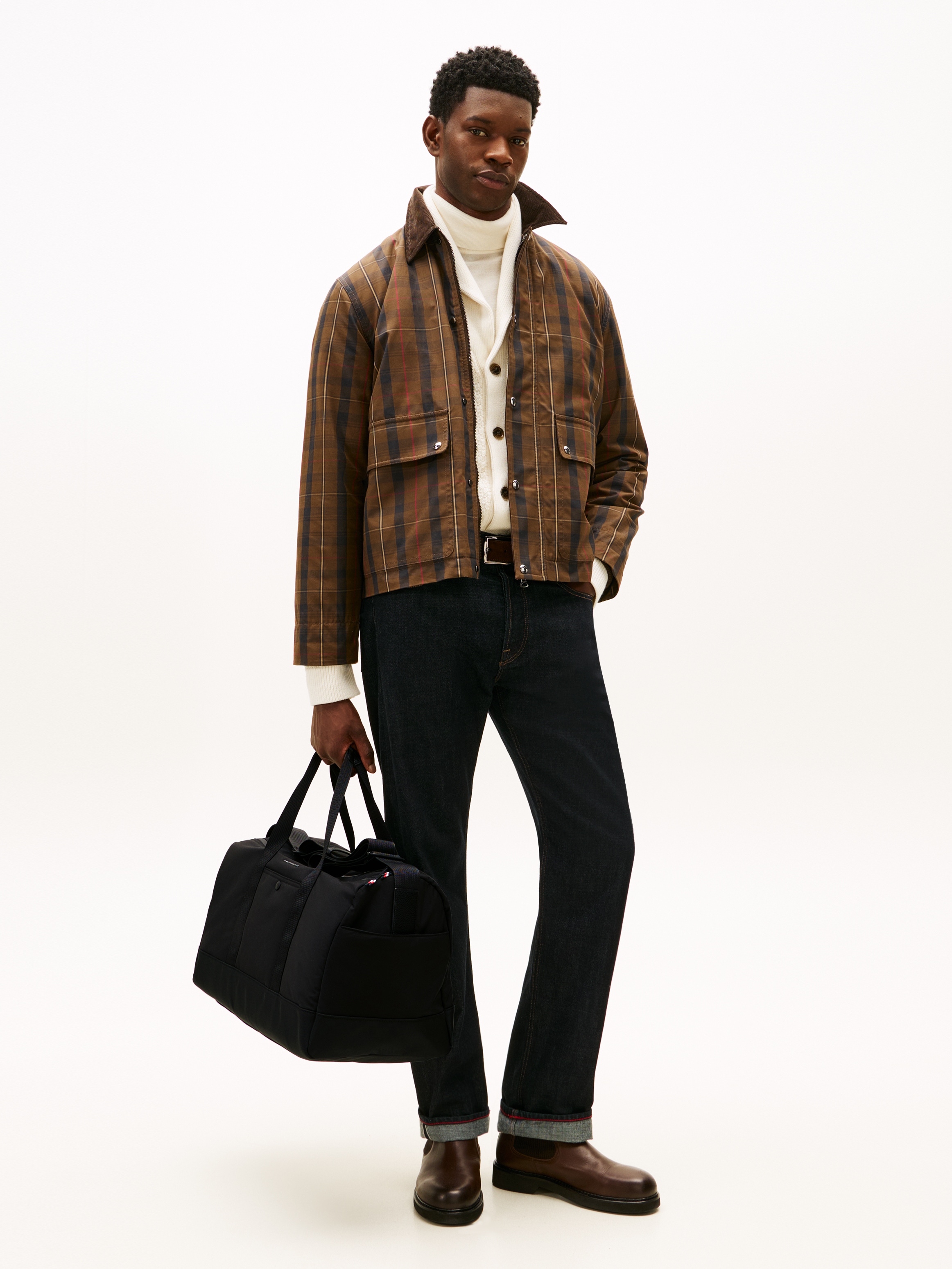 Tommy Hilfiger Weekender »TH TRAVEL DUFFLE« , Men Reisetasche, Freizeittasche mit doppeltem Tragegriff