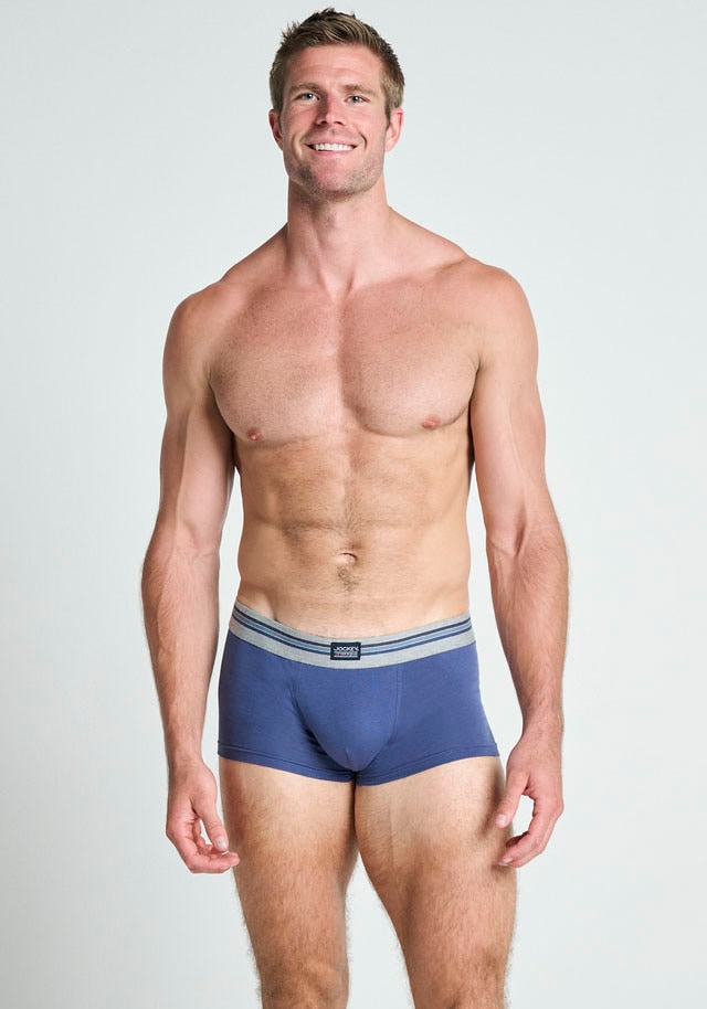 Jockey Trunk »Cotton Stretch«, (3er Pack), mittlere Bundhöhe