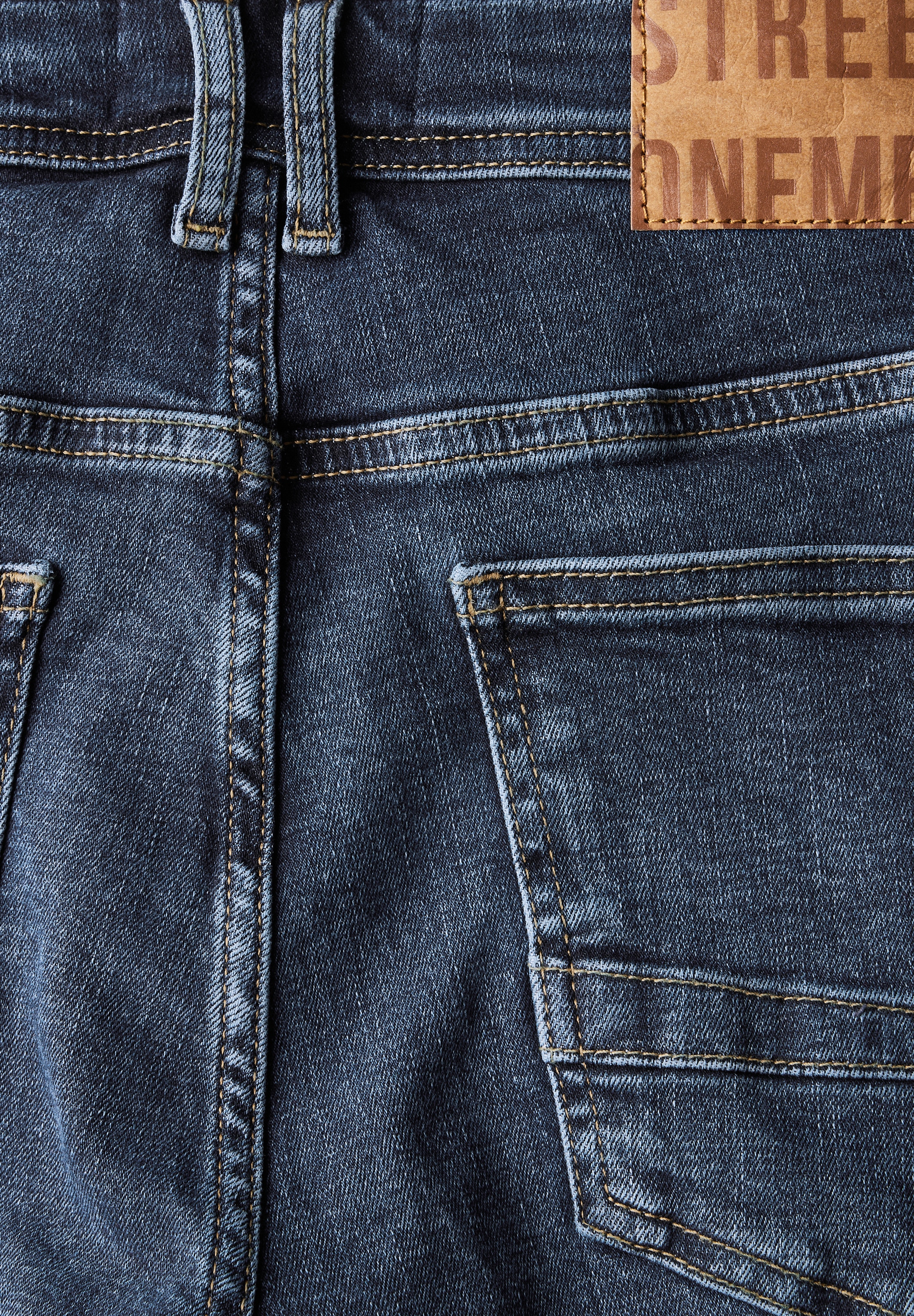 STREET ONE MEN Bermudas, aus Baumwolle mit Stretchanteil