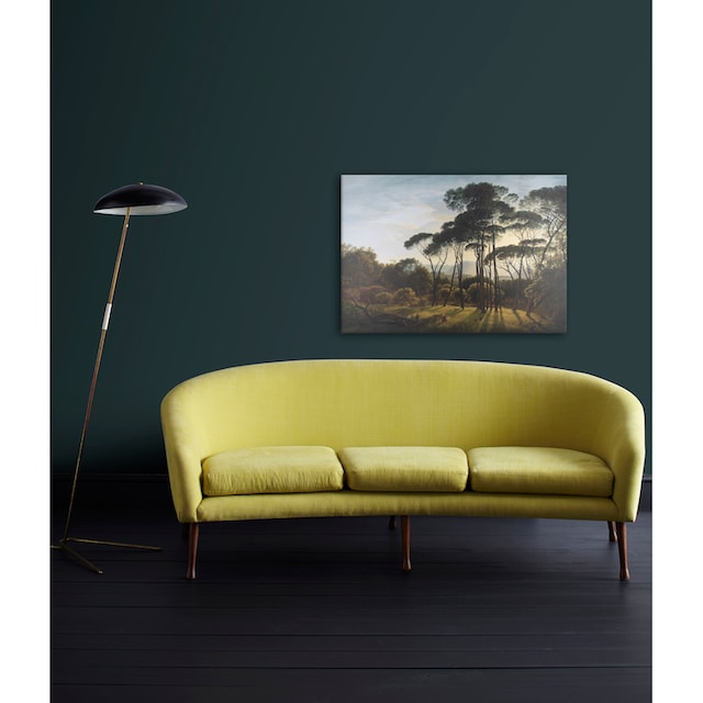 Art for the home Leinwandbild »Italienische Landschaft mit Pinien«, Blumen, Italienische  Landschaft mit Pinien, 70x100cm kaufen | BAUR