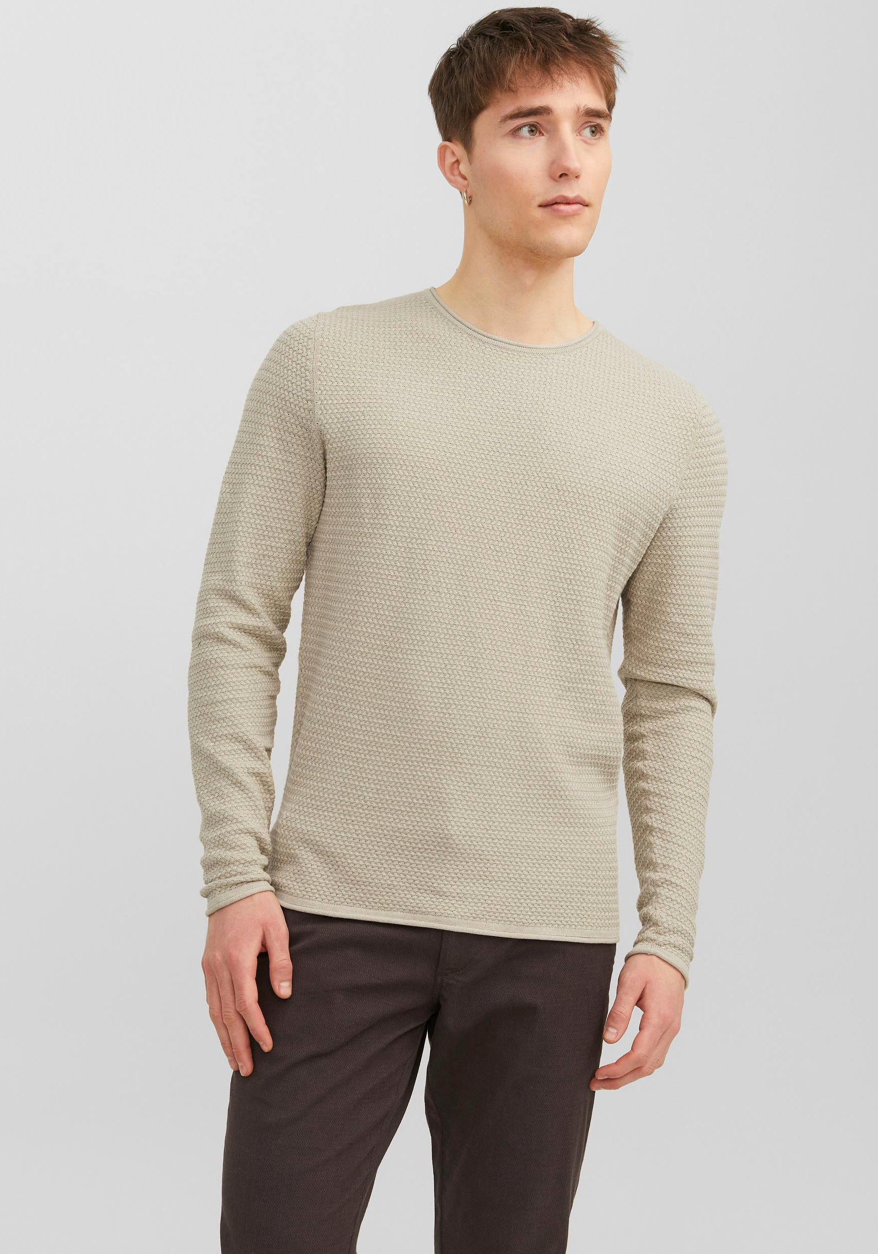 Rundhalspullover »JPRBLUMIGUEL KNIT CREW NECK NOOS«