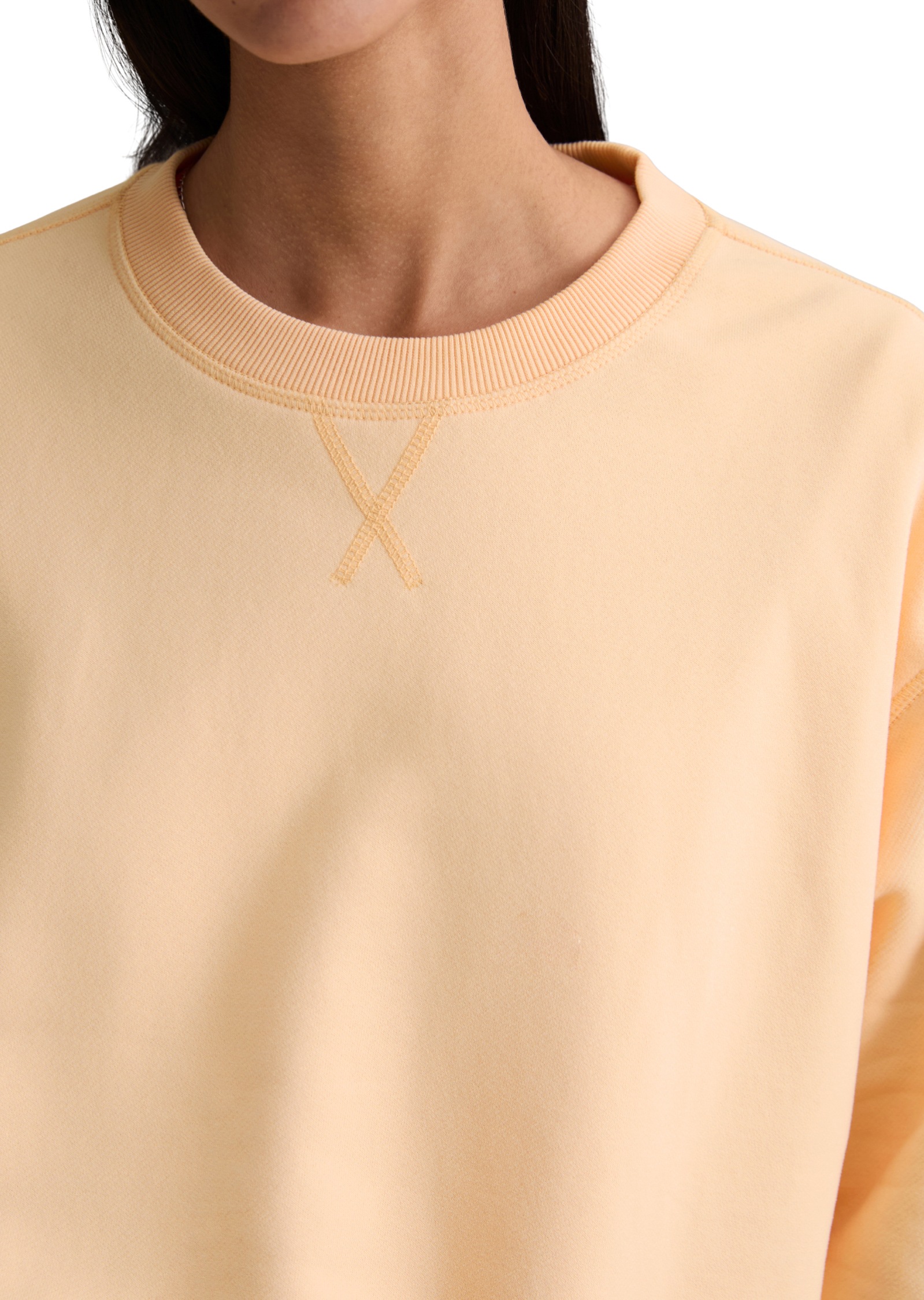 Thumbnail - Marc OPolo DENIM Sweatshirt, basic, lockere Form, mit Seitenschlitzen