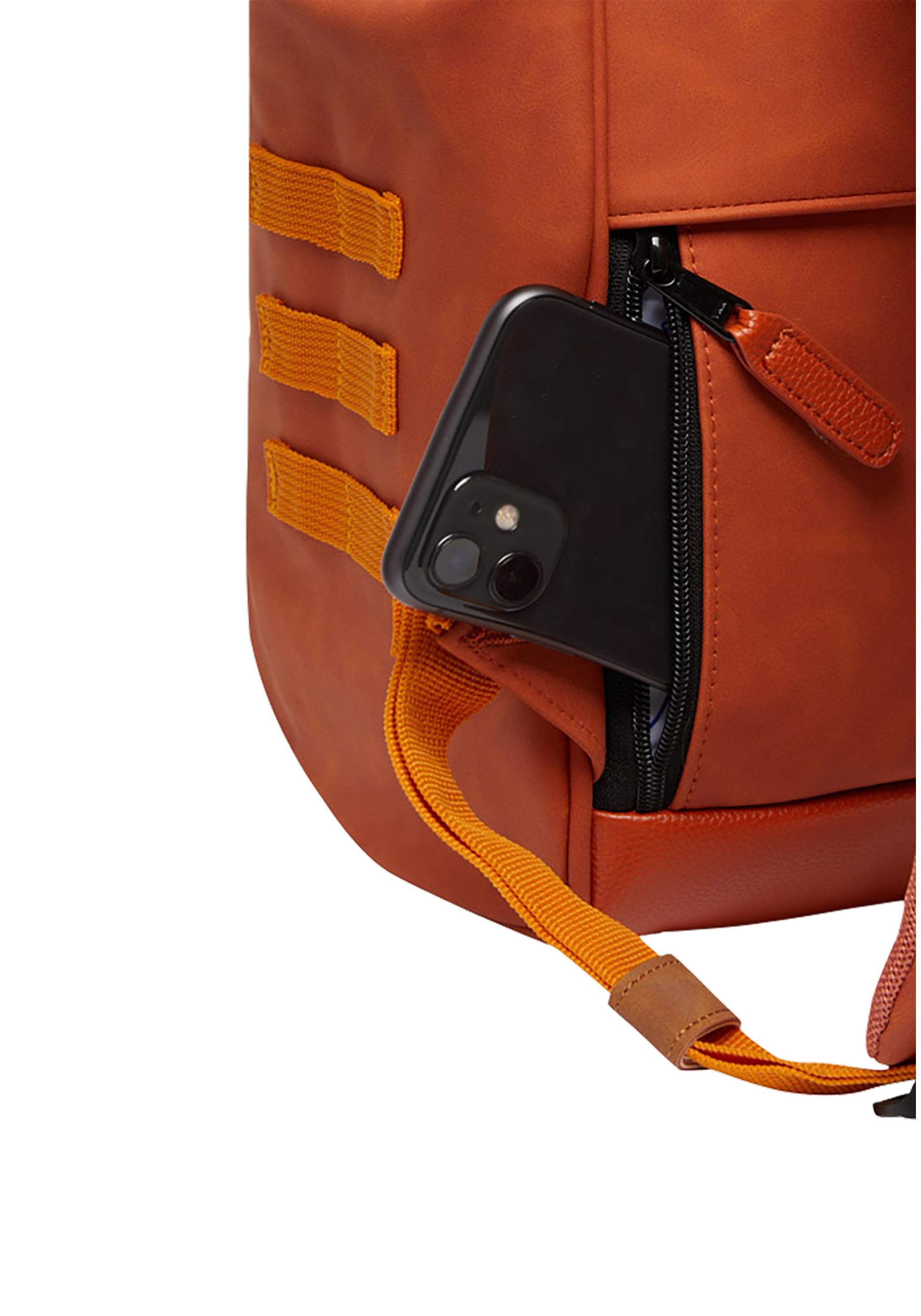 CABAIA Tagesrucksack »Adventurer M Nubuck«, Cityrucksack mit austauschbaren Vordertaschen