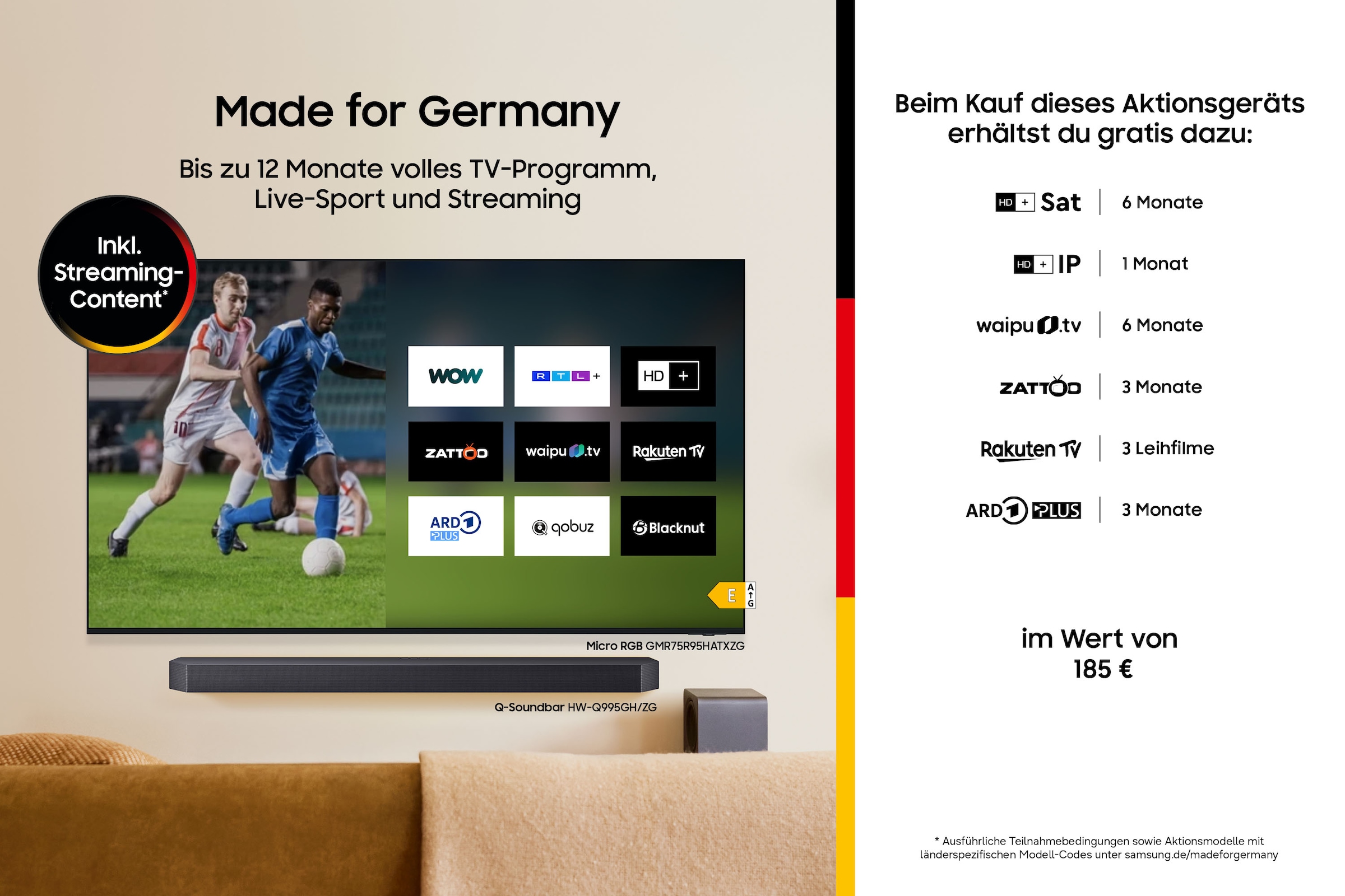 Samsung LED-Fernseher »GU50U7099HU« 125 cm/50 ″ Smart-TV
