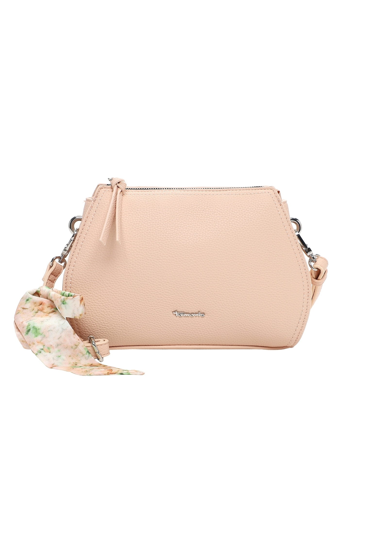 Umhängetasche TAMARIS "Umhängetasche TAS Karolin", Damen, Gr. B/H/T: 25cm x 17cm x 8cm 0, rosa (lightrose 646), Polyurethan, Taschen Umhängetasche