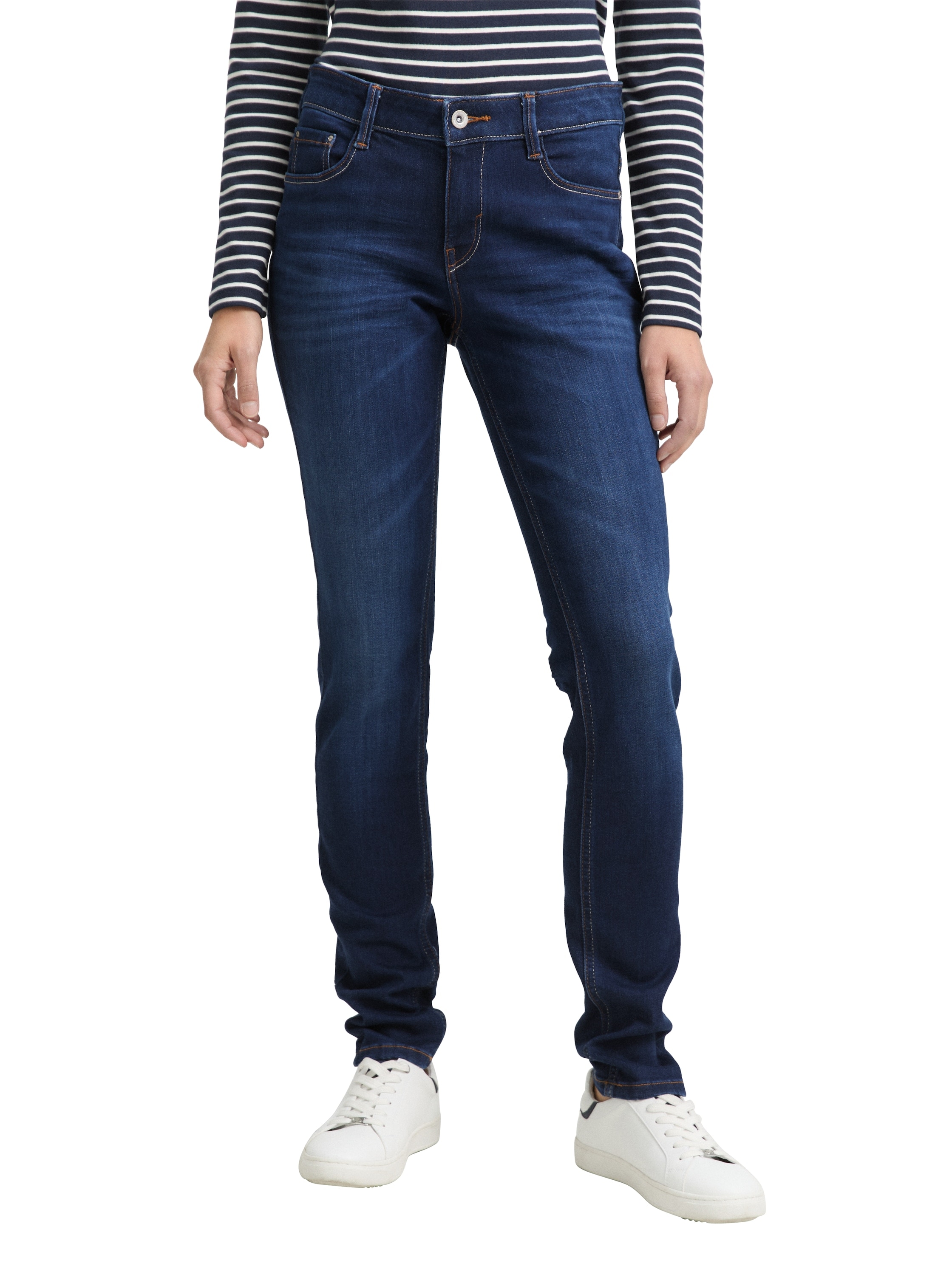 TOM TAILOR Slim-fit-Jeans "LUCIE", mit Viskose und Stretch - 5-Pocket-Style günstig online kaufen