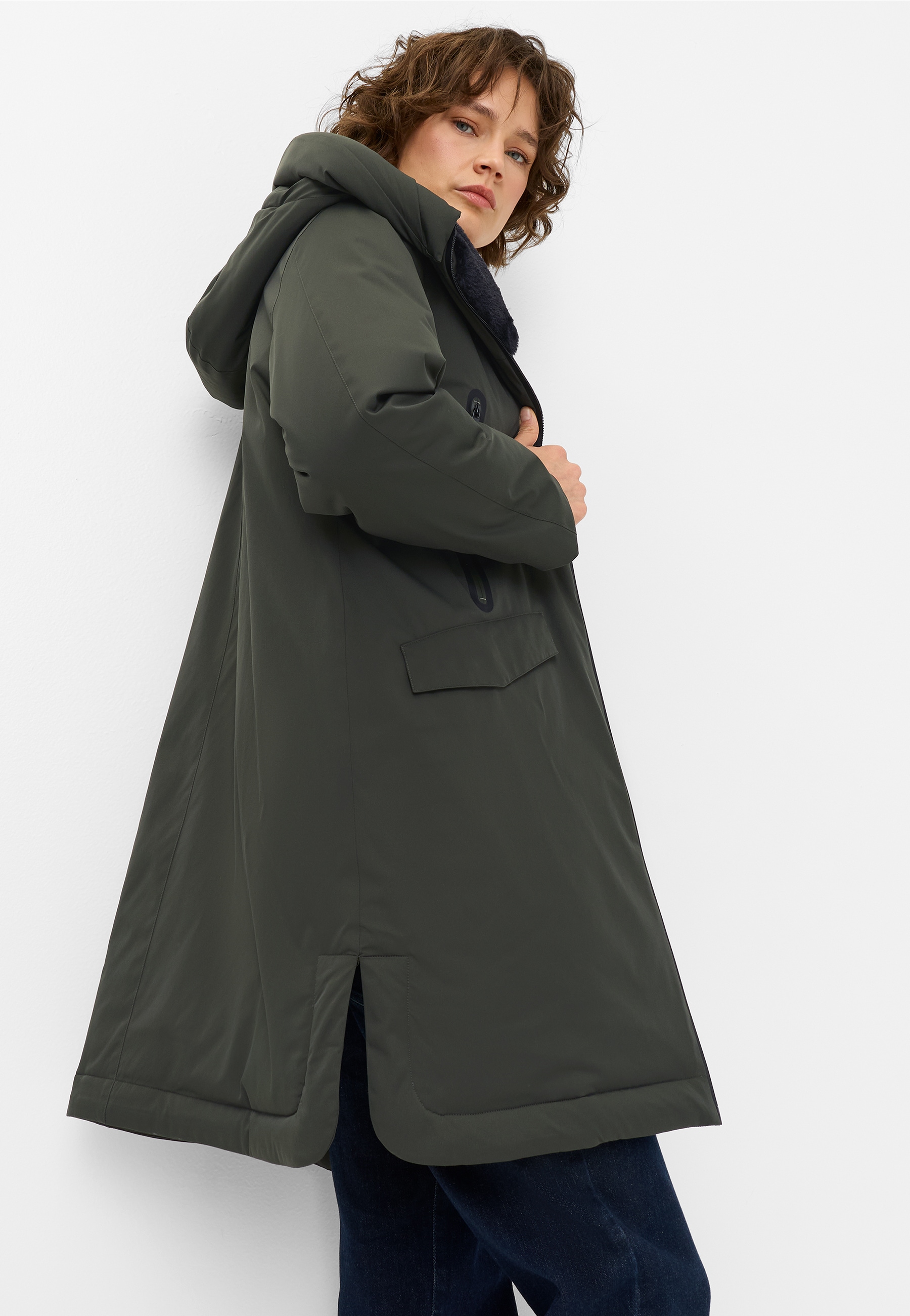 Fuchs Schmitt Parka mit Kapuze mit Kapuze, Regular Fit, 2-Wege-Zipper