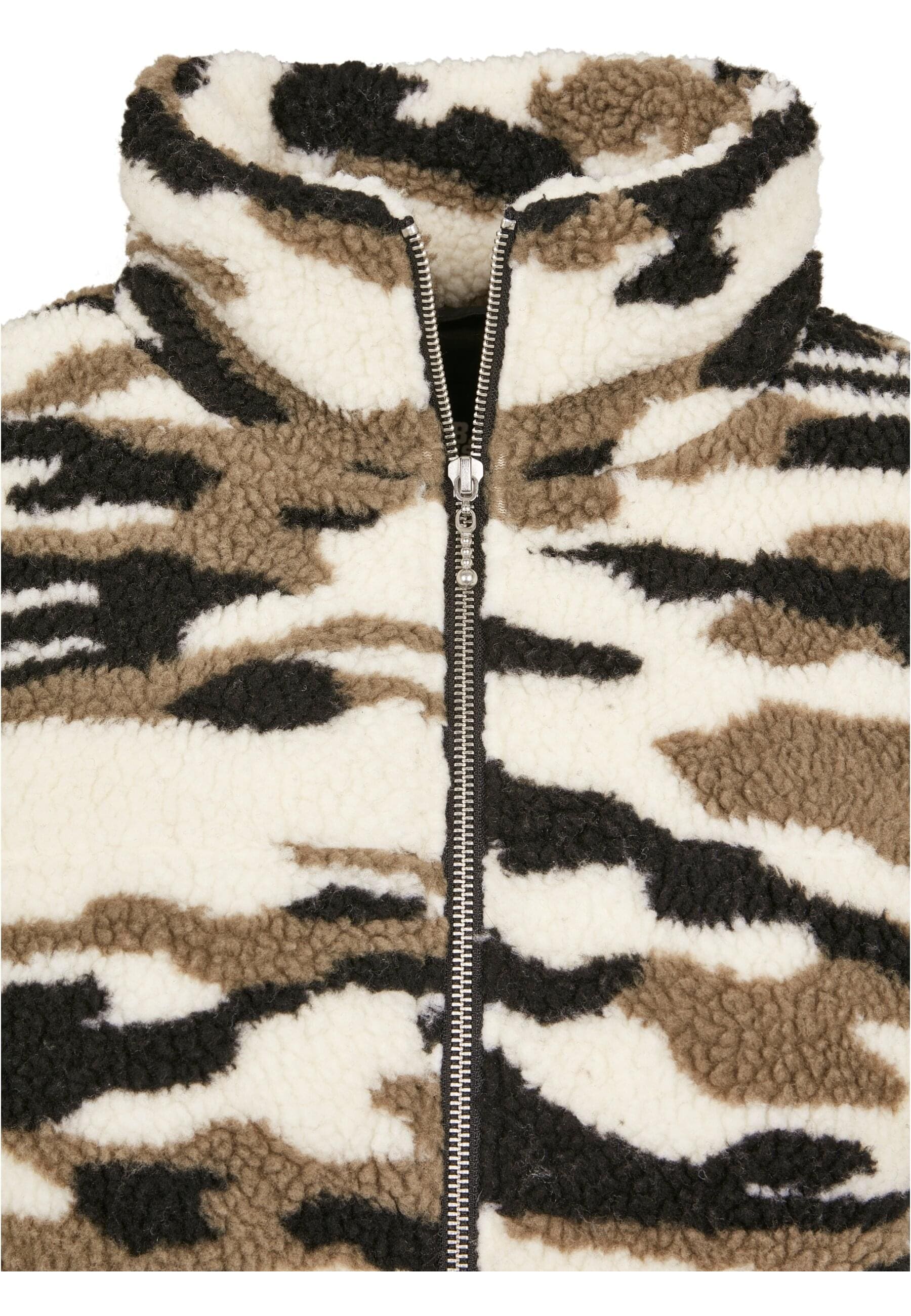 URBAN CLASSICS Winterjacke »Urban Classics Damen Ladies Camo Sherpa Jacket«, (1 St.), ohne Kapuze