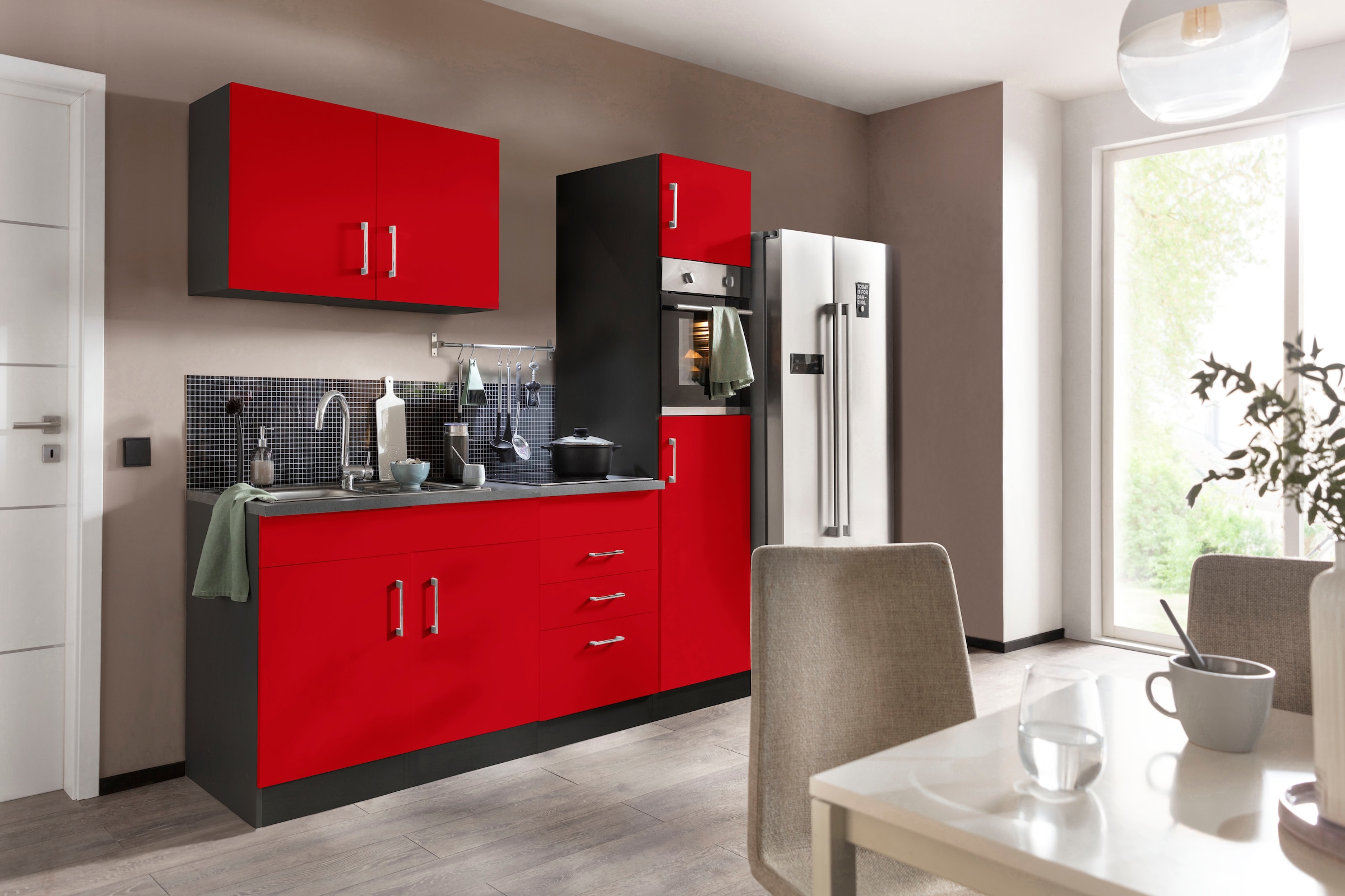 KOCHSTATION Küchenzeile "KS-Paris – Küchen mit einzigartigen Fotomotiven au günstig online kaufen