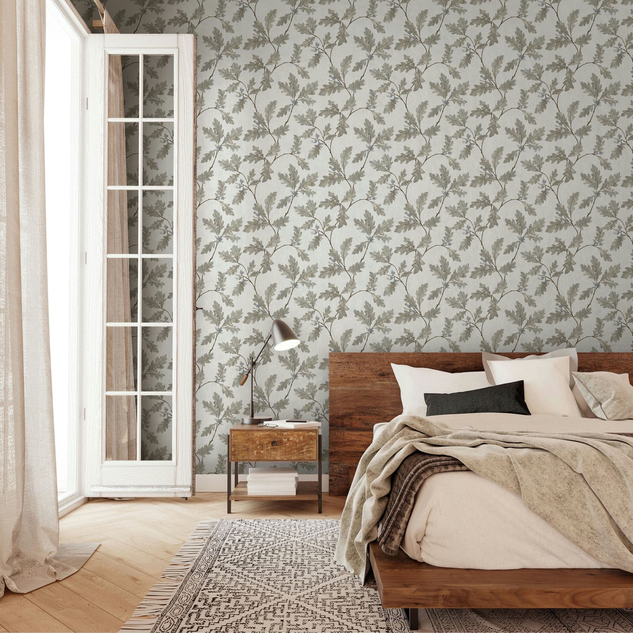 Marburg Vliestapete "Tapete Oak Delight" floral geprägt moderne Vliestapete für Wohnzimmer Schlafzimmer Küche
