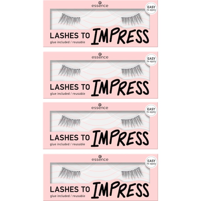 Essence Bandwimpern »essence LASHES TO IMPRESS 03«, (Packung, 4 tlg.)  online bestellen | BAUR