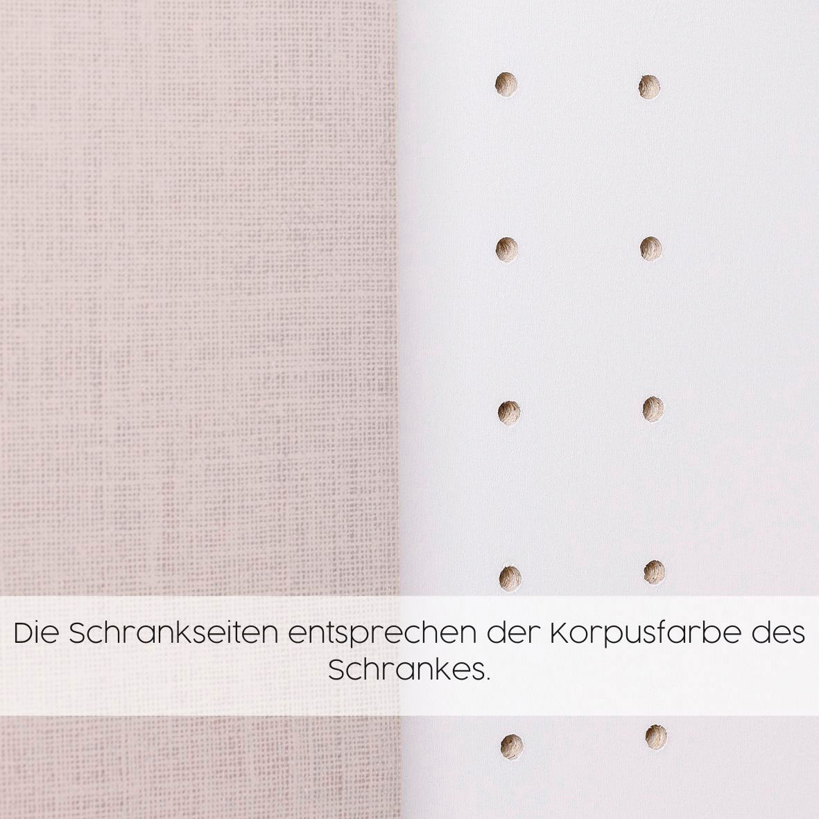 rauch Drehtürenschrank »Kleiderschrank Schrank Garderobe Wäscheschrank NAGATA viel Stauraum«, (in 3 verschiedenen Ausstattungen BASIC/CLASSIC/PREMIUM), mit Schubladen sowie Stangengriffen TOPSELLER MADE IN GERMANY
