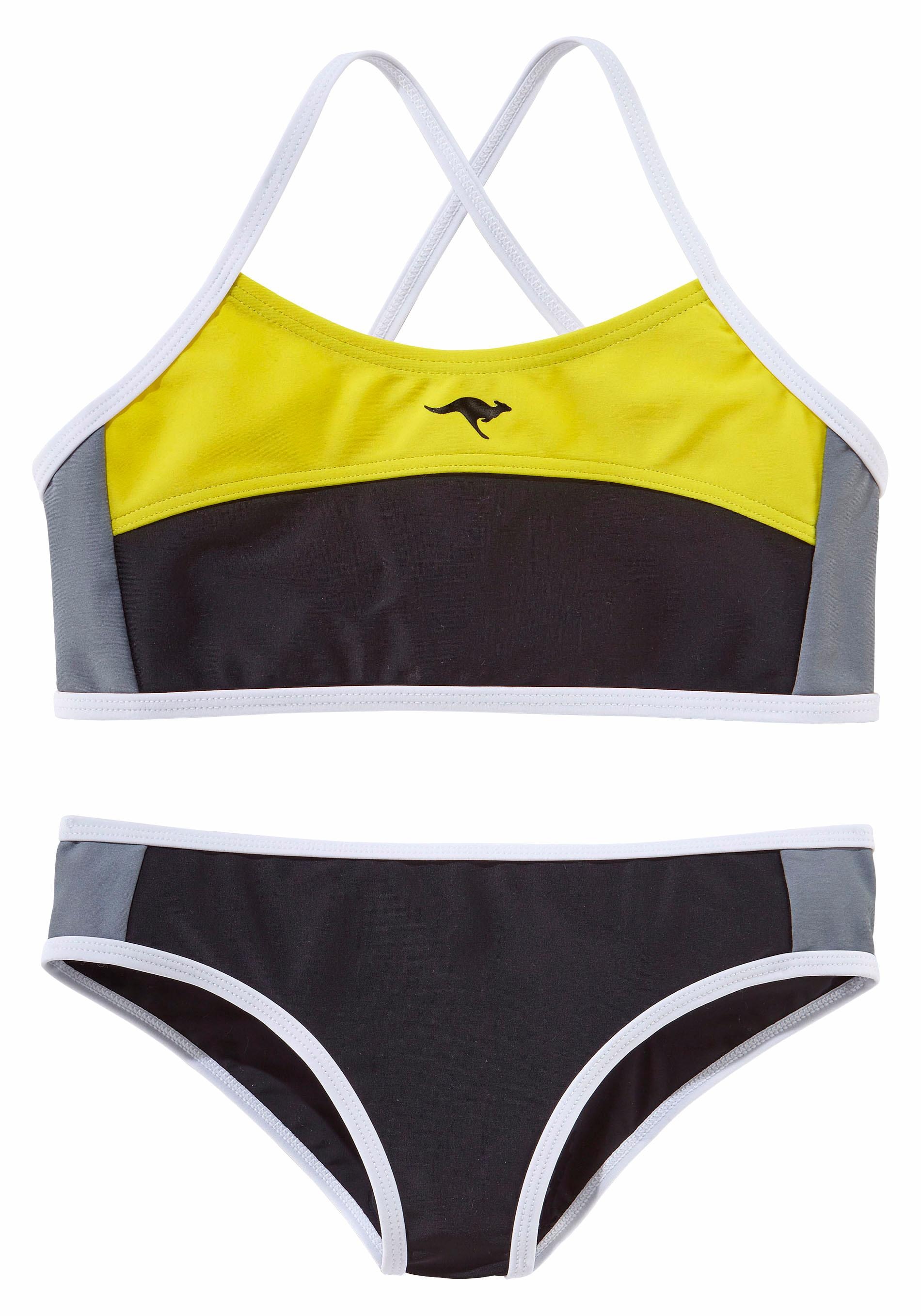 KangaROOS Bustier-Bikini, im sportlichen Look