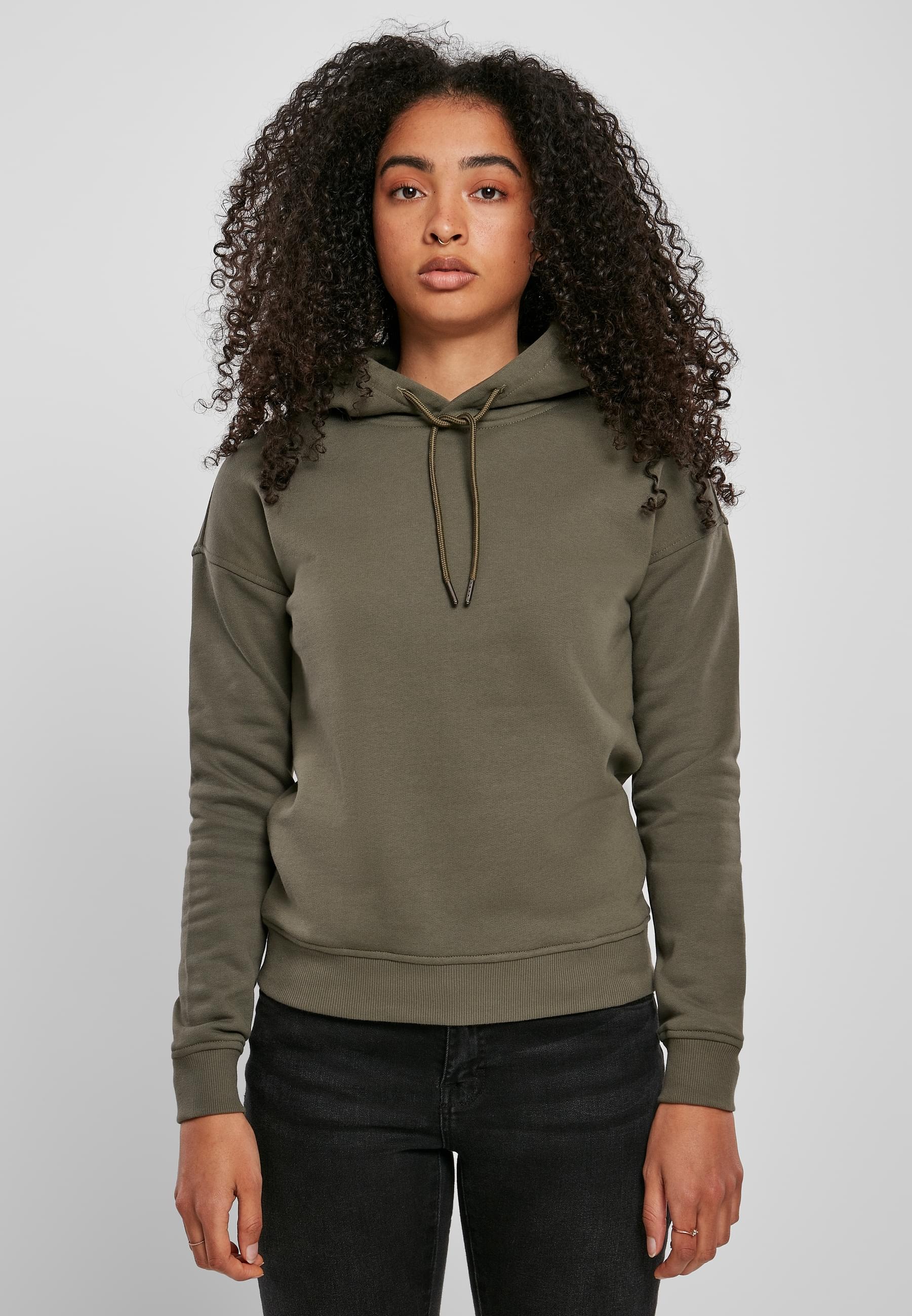 URBAN CLASSICS Kapuzenpullover »Urban Classics Damen Ladies Organic Hoody«, (1 tlg.)