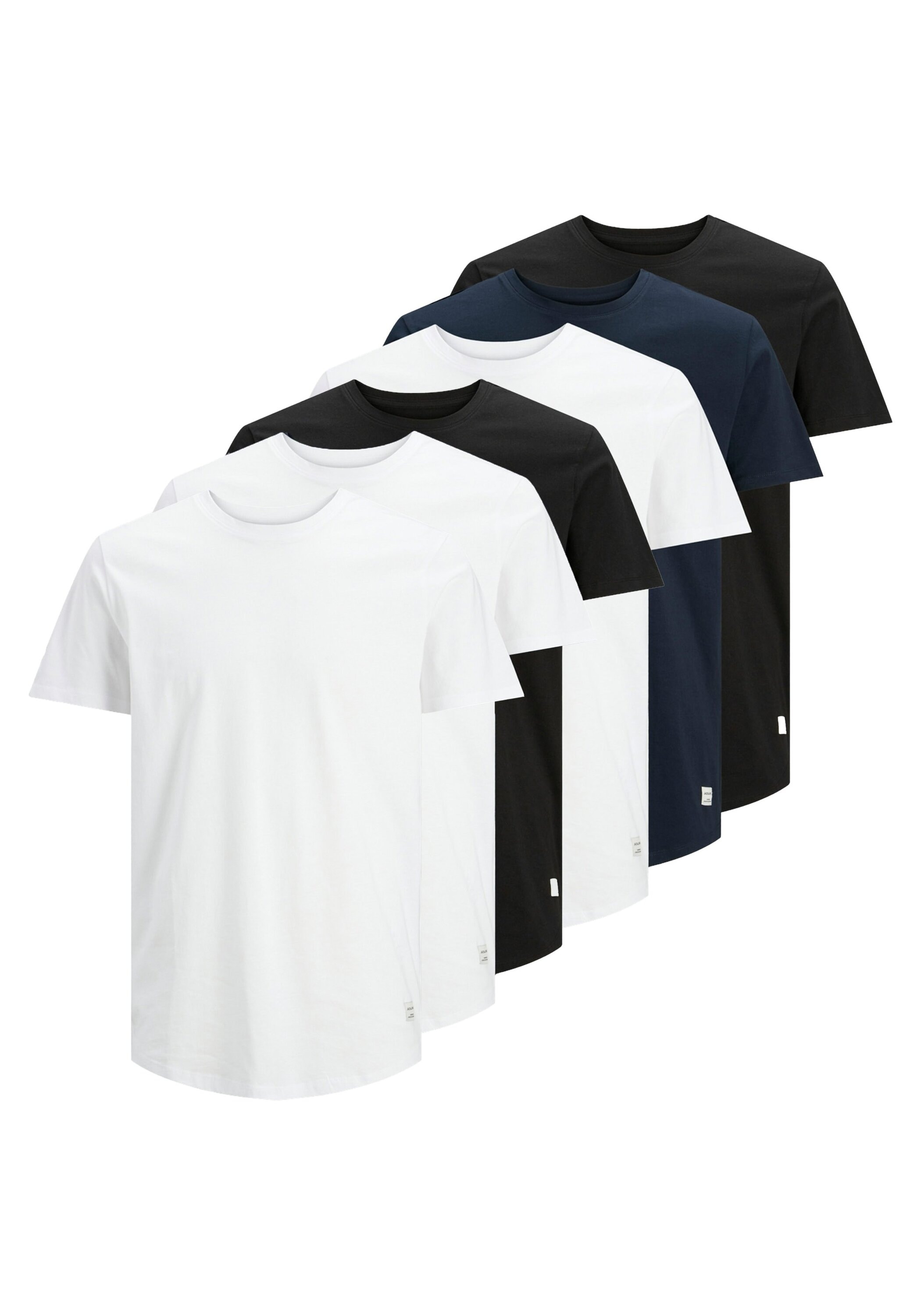 Jack & Jones T-Shirt "T-Shirt JJENOA TEE 6PK 6er Pack" günstig online kaufen