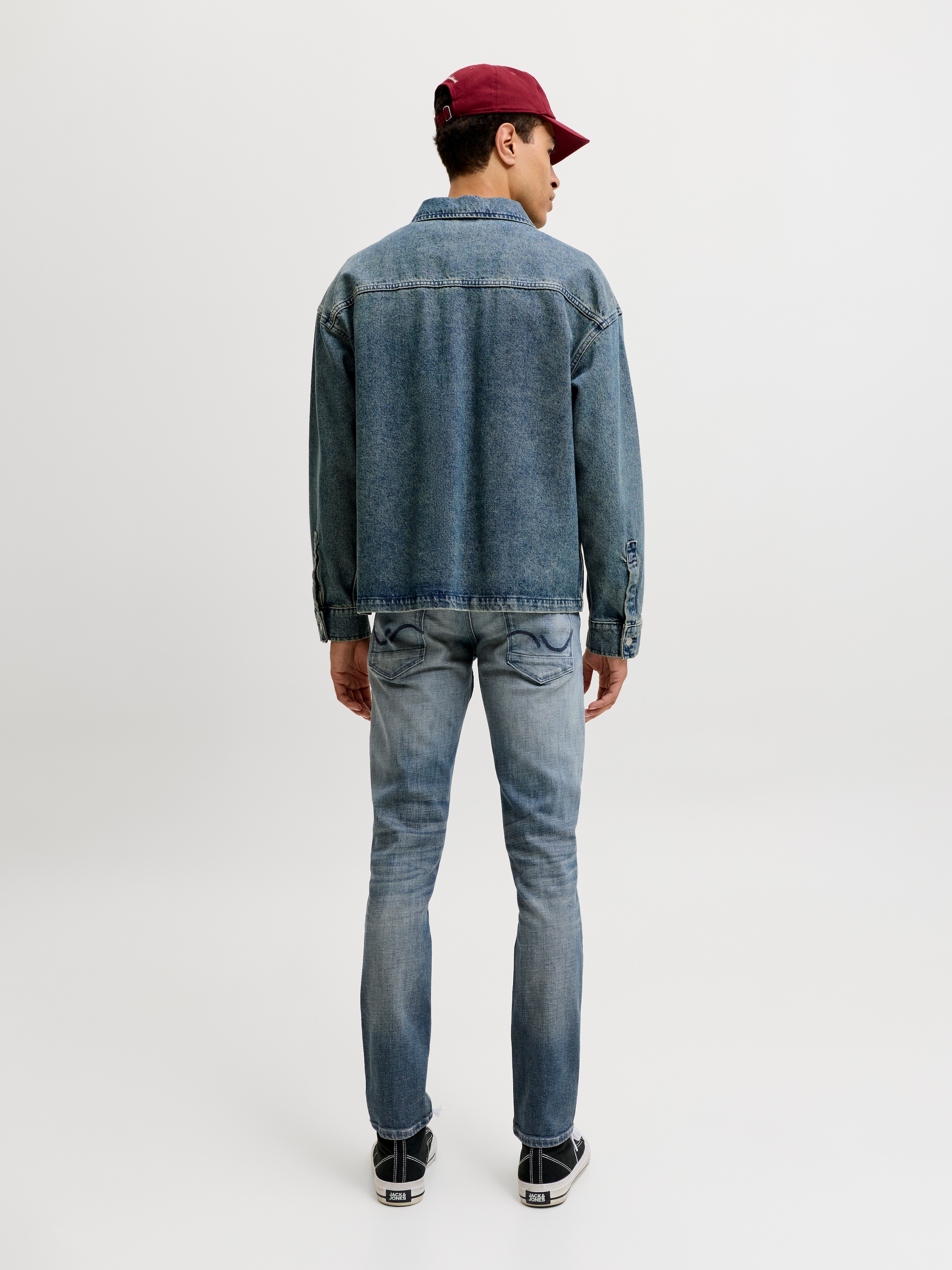 Jack & Jones Slim-fit-Jeans »JJIGLENN JJROY JJ 367 SN« Baumwollmischung, slim fit