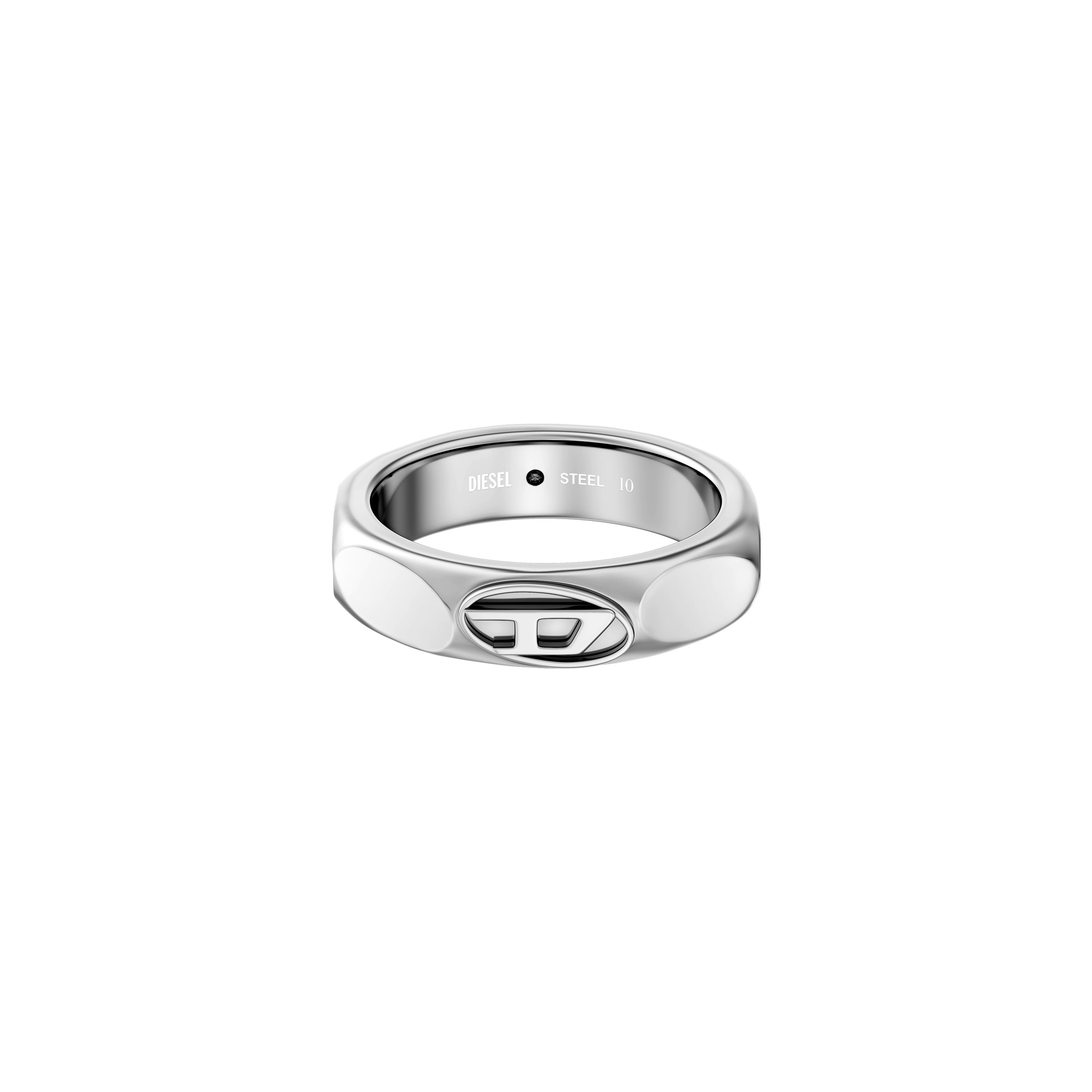 Diesel Fingerring »Schmuck Geschenk Edelstahl Ring Oval D Logo«