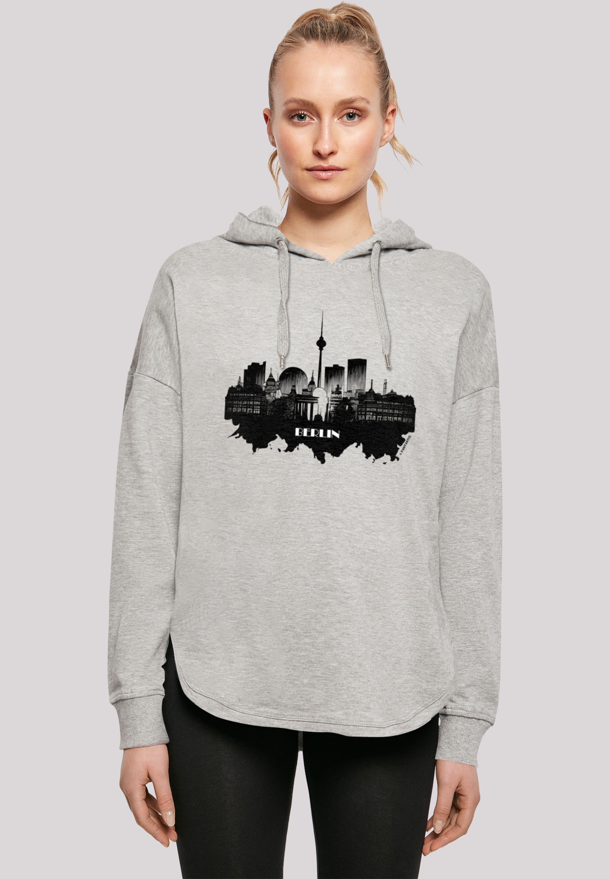 F4NT4STIC Kapuzenpullover "Cities Collection - Berlin skyline", Print