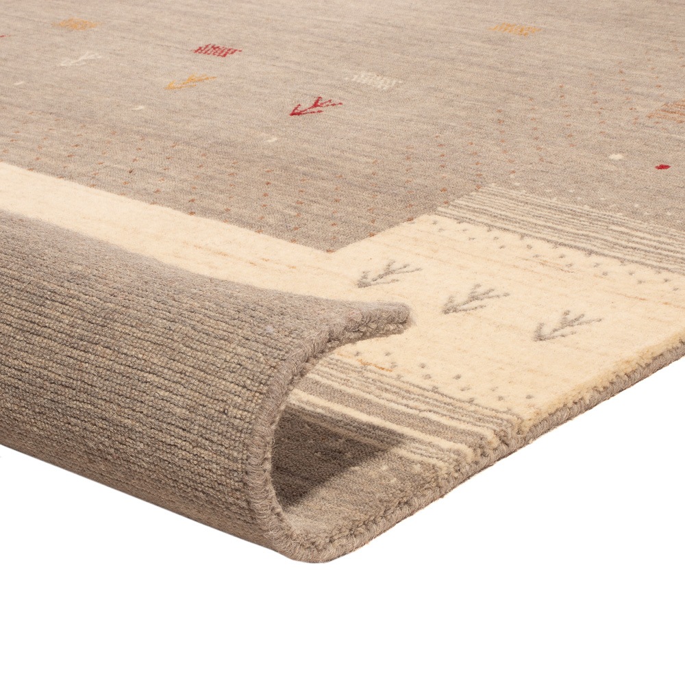 morgenland Wollteppich »Aurora Flair - Gabbeh Teppich - Loribaft Softy«, rechteckig, 1,2 mm Höhe, Sehr weicher Flor