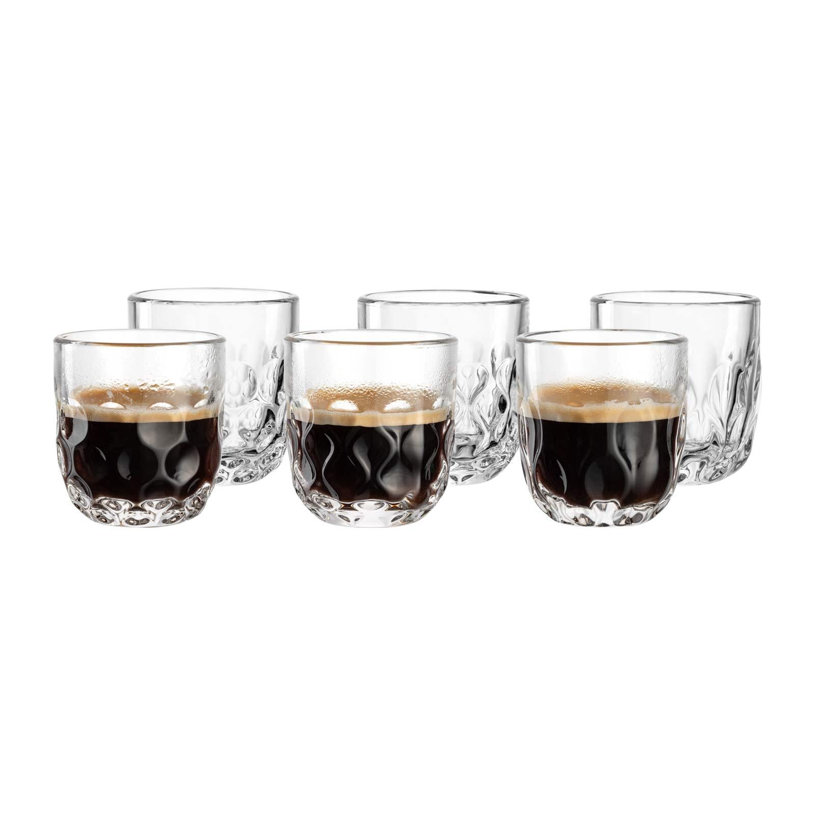 LEONARDO Espressoglas "Espressogläser-Set (1/2/3) Gocce 60 ml 6er Set trans günstig online kaufen