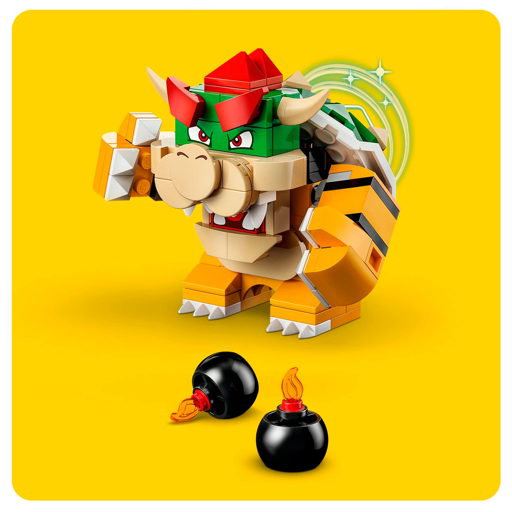 LEGO® Konstruktionsspielsteine »Bowsers Monsterkarre – Erweiterungsset (71431), LEGO Super Mario«, (458 St.), Made in Europe