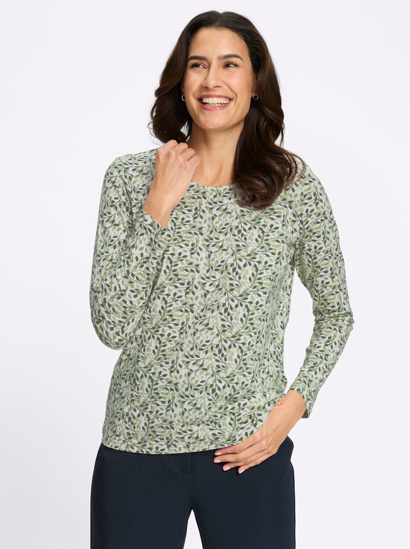 Inspirationen Langarmshirt "Druck-Shirt" 1