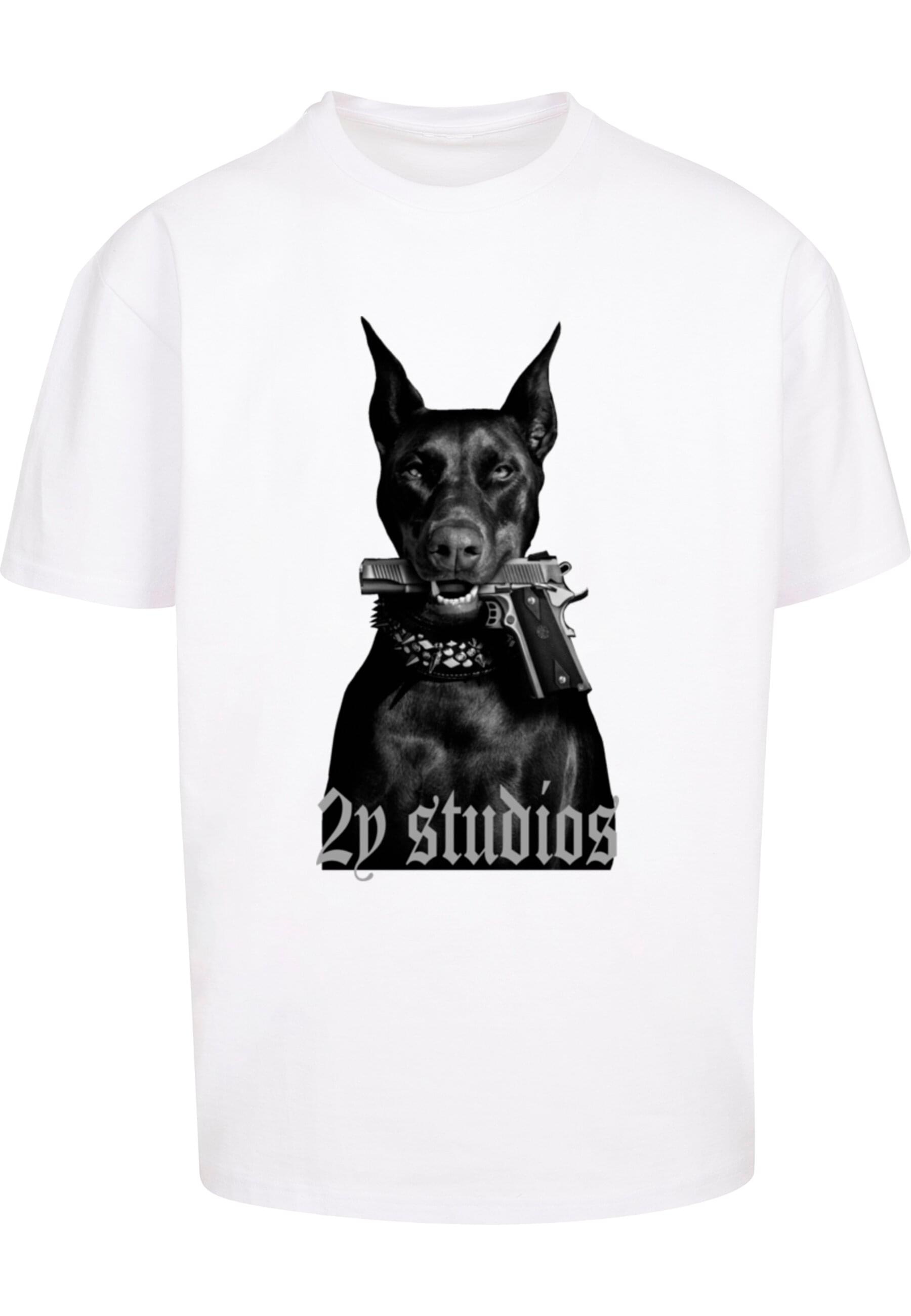 2Y Studios T-Shirt "2Y Studios Herren Doberman Oversize Tee" 1 Stk. tlg. günstig online kaufen