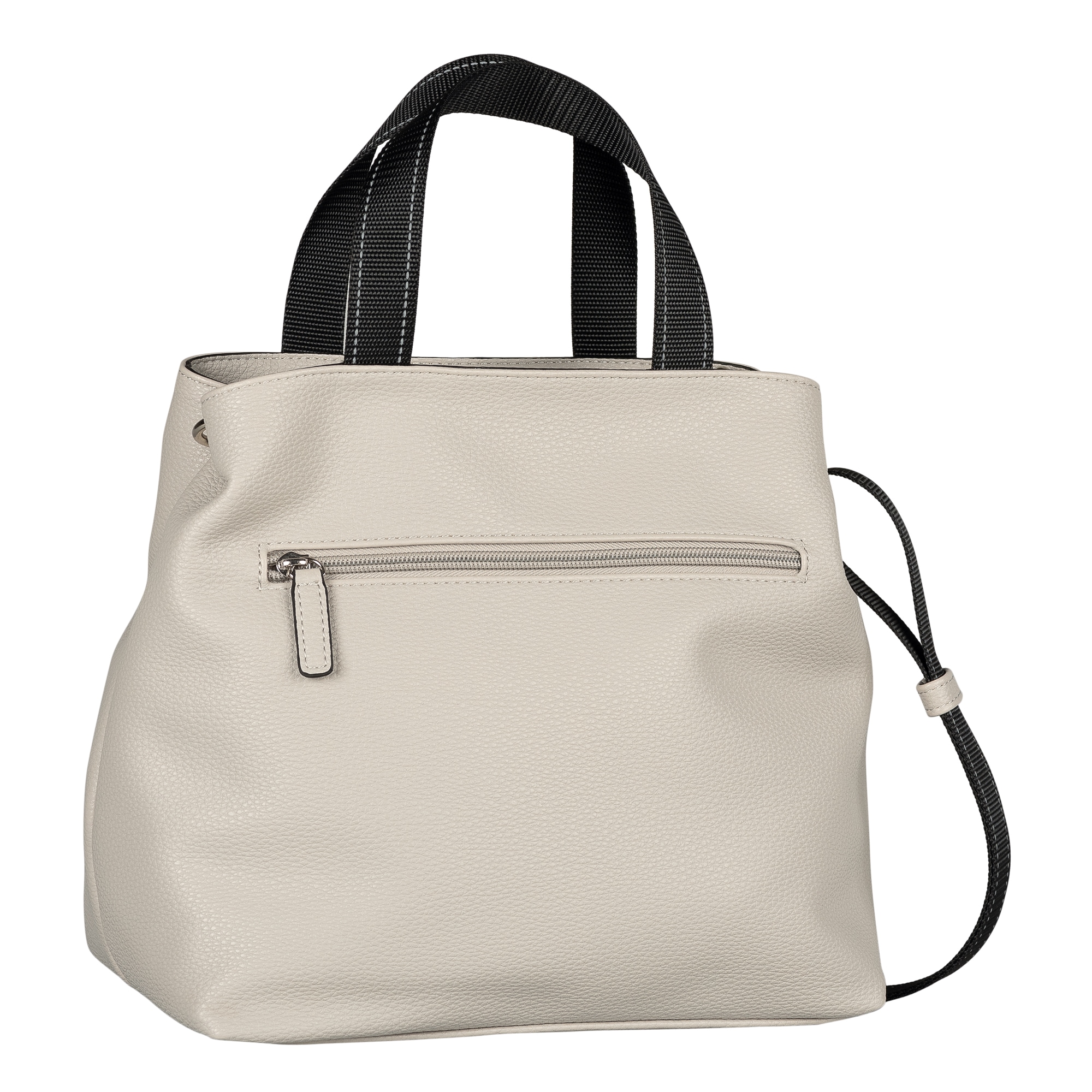 TOM TAILOR Denim Shopper »Marlow«, griffig leichtes Lederimitat mit reflektierendem Logo und Zierlinien
