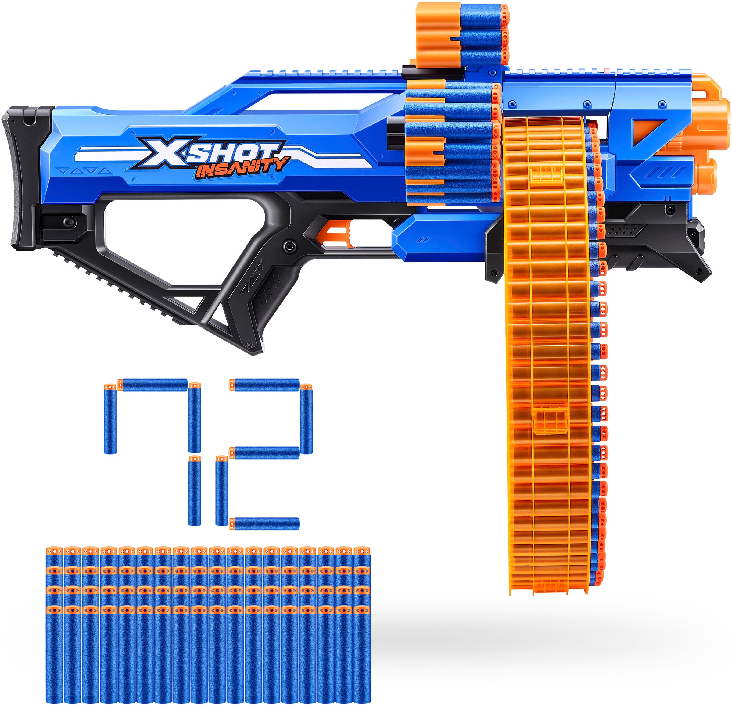 XSHOT Blaster »XSHOT, Insanity Blaster Mega Barrel mit Darts«