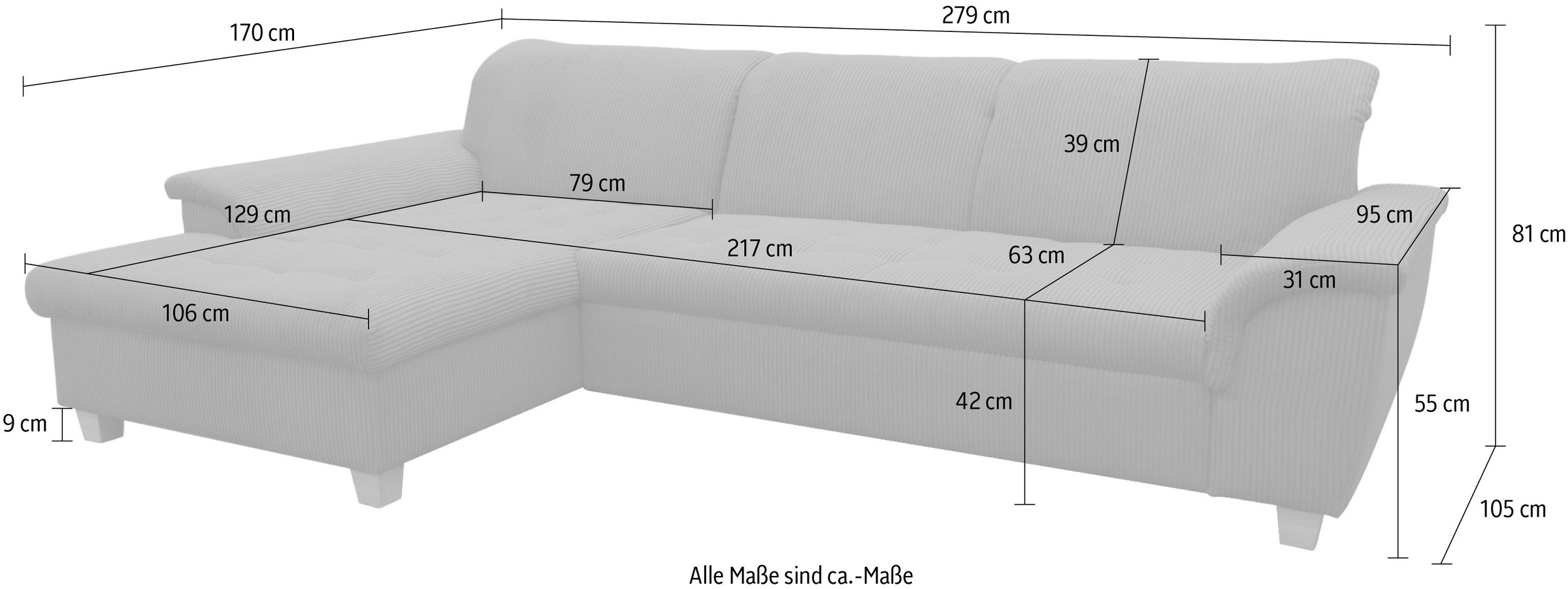 OTTO home Ecksofa »Egedal«