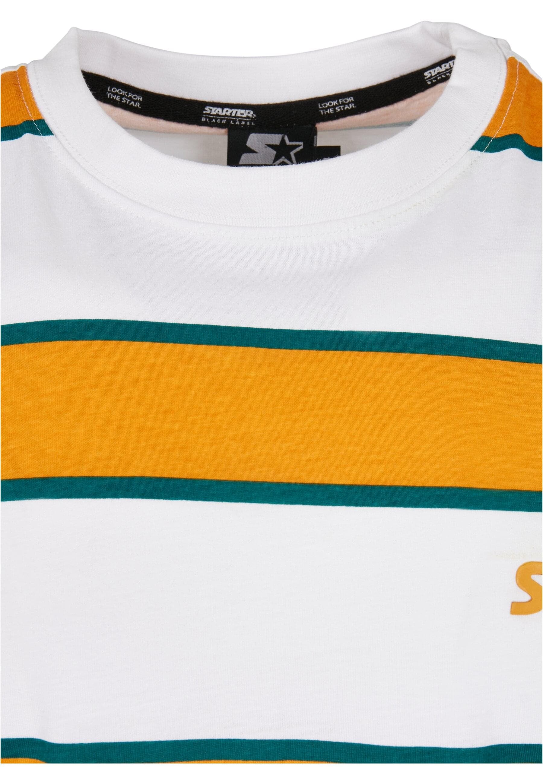 Starter Black Label T-Shirt »Starter Black Label Herren Starter Logo Striped Tee«, (1 tlg.)