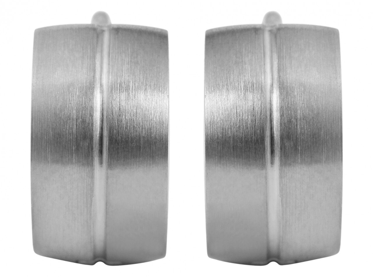 Adelia´s Paar Creolen »Neuheit 2025 - Damen Creolen aus mattem Edelstahl Ø 9 mm«