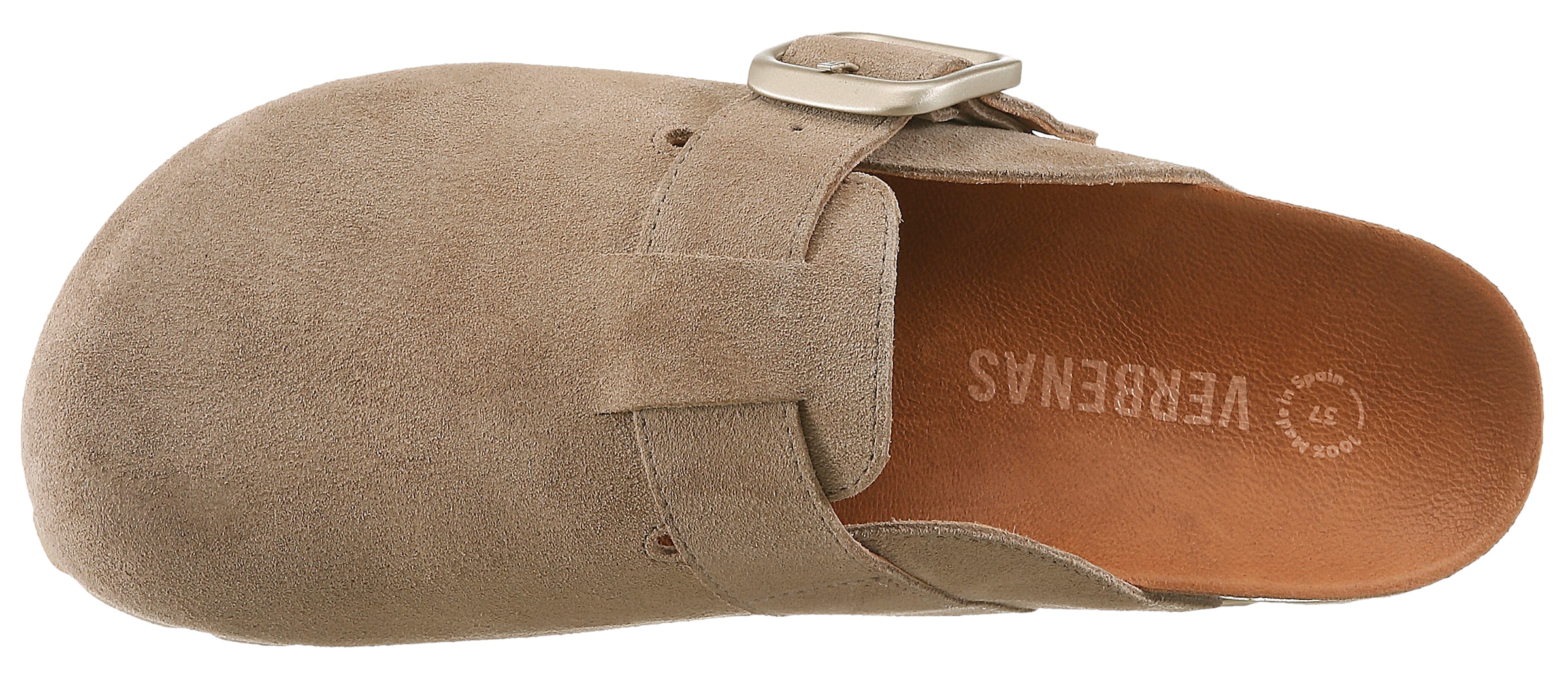 VERBENAS Clog »RIO SERRAJE«  Hausschuh, Sommerschuh, Schlupfschuh mit verstellbarer Schnalle