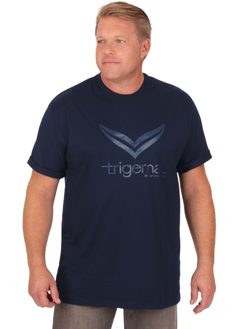 Trigema T-Shirt »TRIGEMA T-Shirt mit TRIGEMA-Logo«, (1 tlg.)