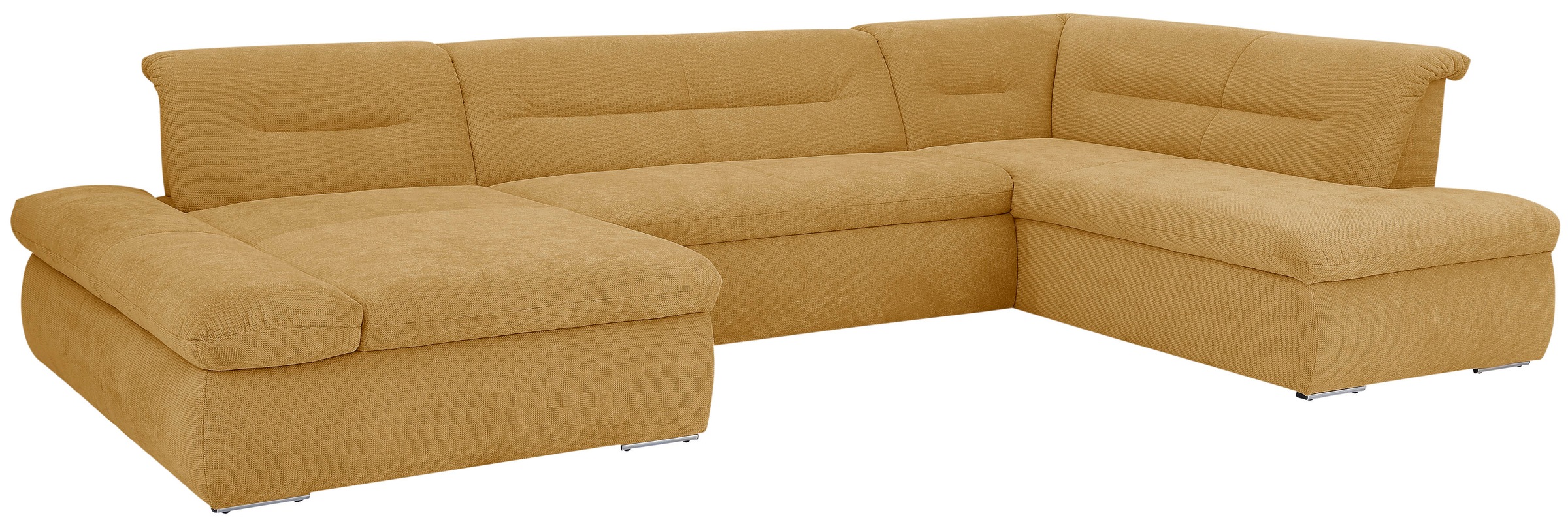 Home affaire Wohnlandschaft "Avesa U-Form" Wahlweise mit Armteilverstellung günstig online kaufen