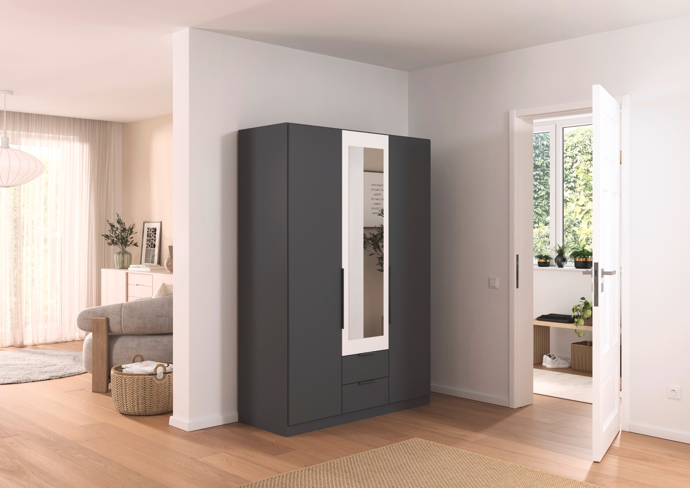 rauch Drehtürenschrank "Kleiderschrank Schrank Garderobe KREFELD optional m günstig online kaufen