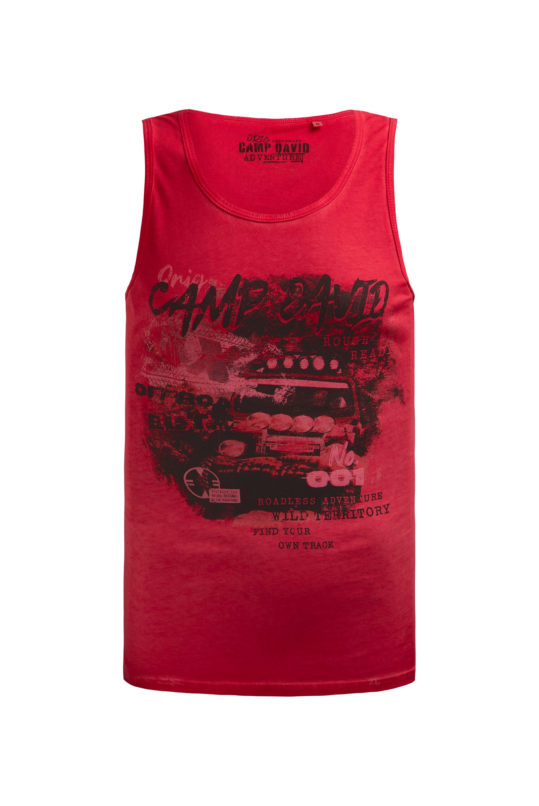 CAMP DAVID Tanktop aus Baumwolle