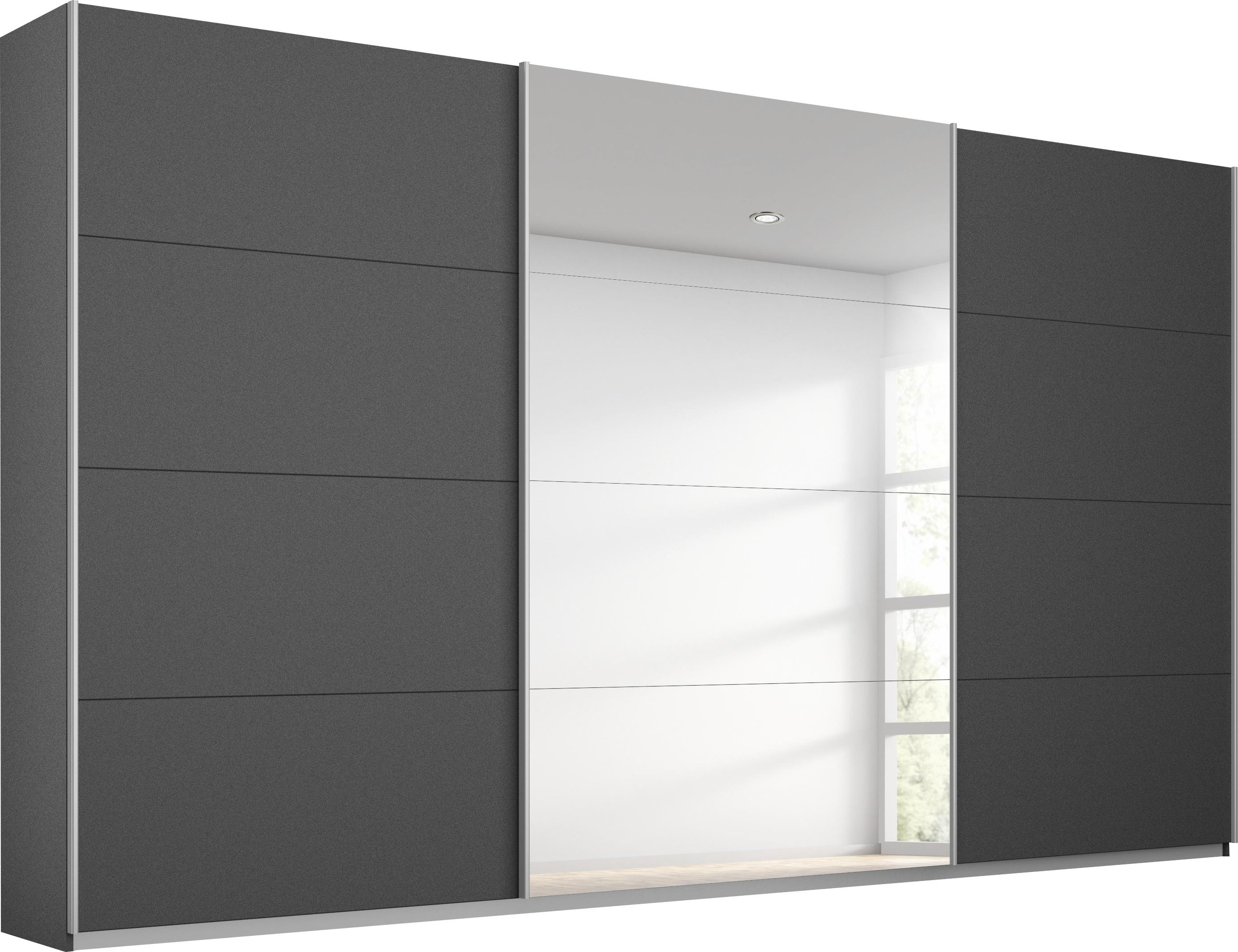 OTTO home 1100000002199 "Mehrzweckschrank Aktenschrank Möbel Mietswohnung Schlafzimmer TOMA" Breiten 203/271/315/360 cm, Höhen 210/229 cm, inkl. Regaleinsatz sowie zusätzlichen Einlegeböden MADE IN GERMANY